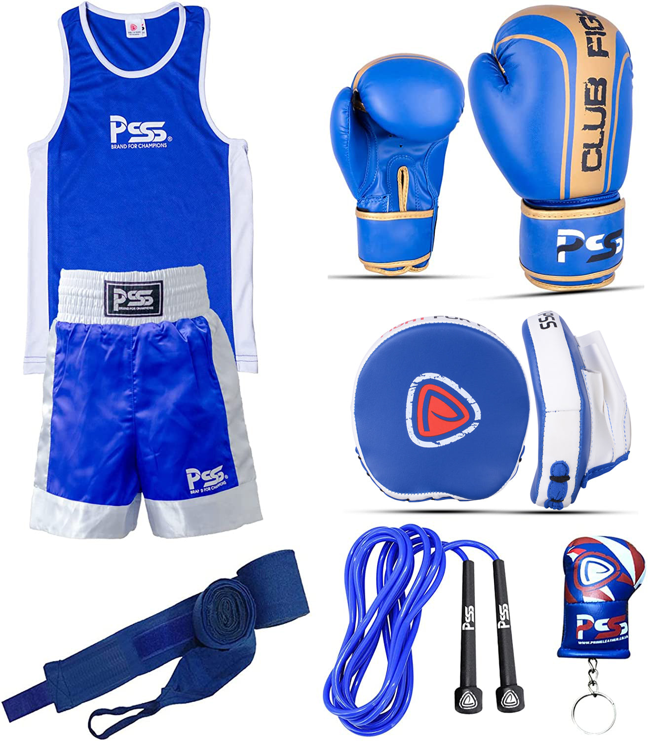 Club Fight Kids Boxing Set Blue