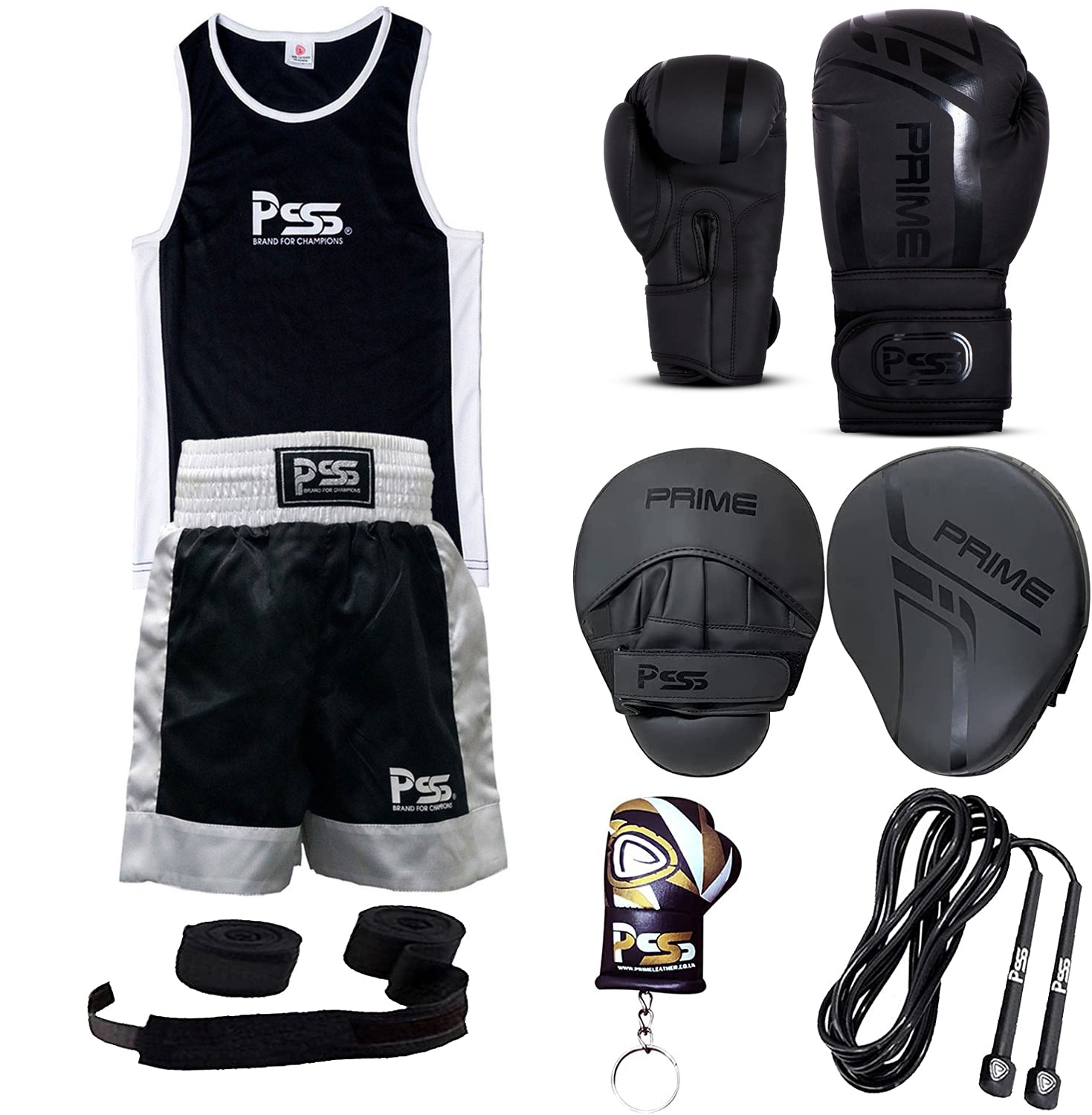Noir Series Kids Boxing Set with Accessories