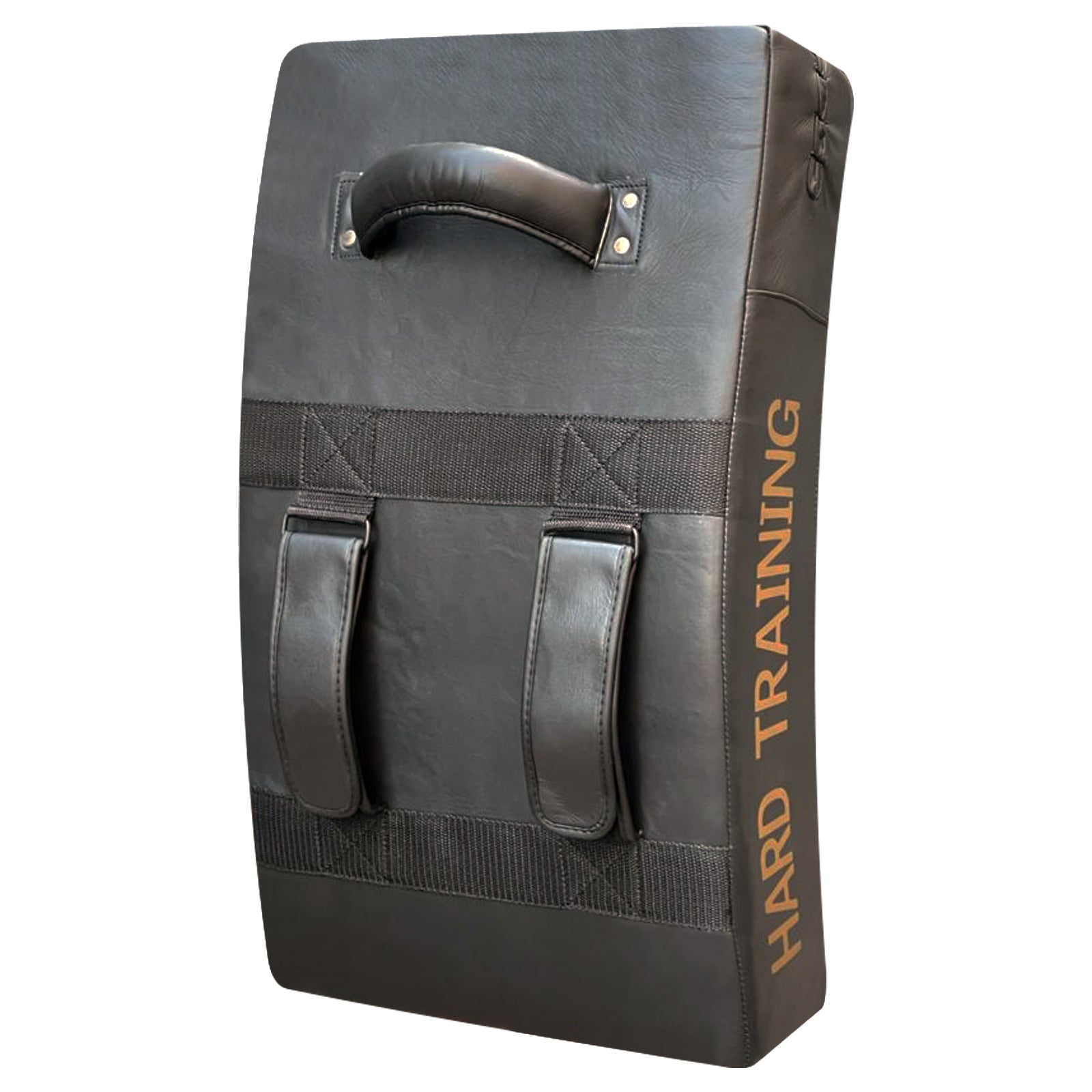 Leather kick Pad Golden