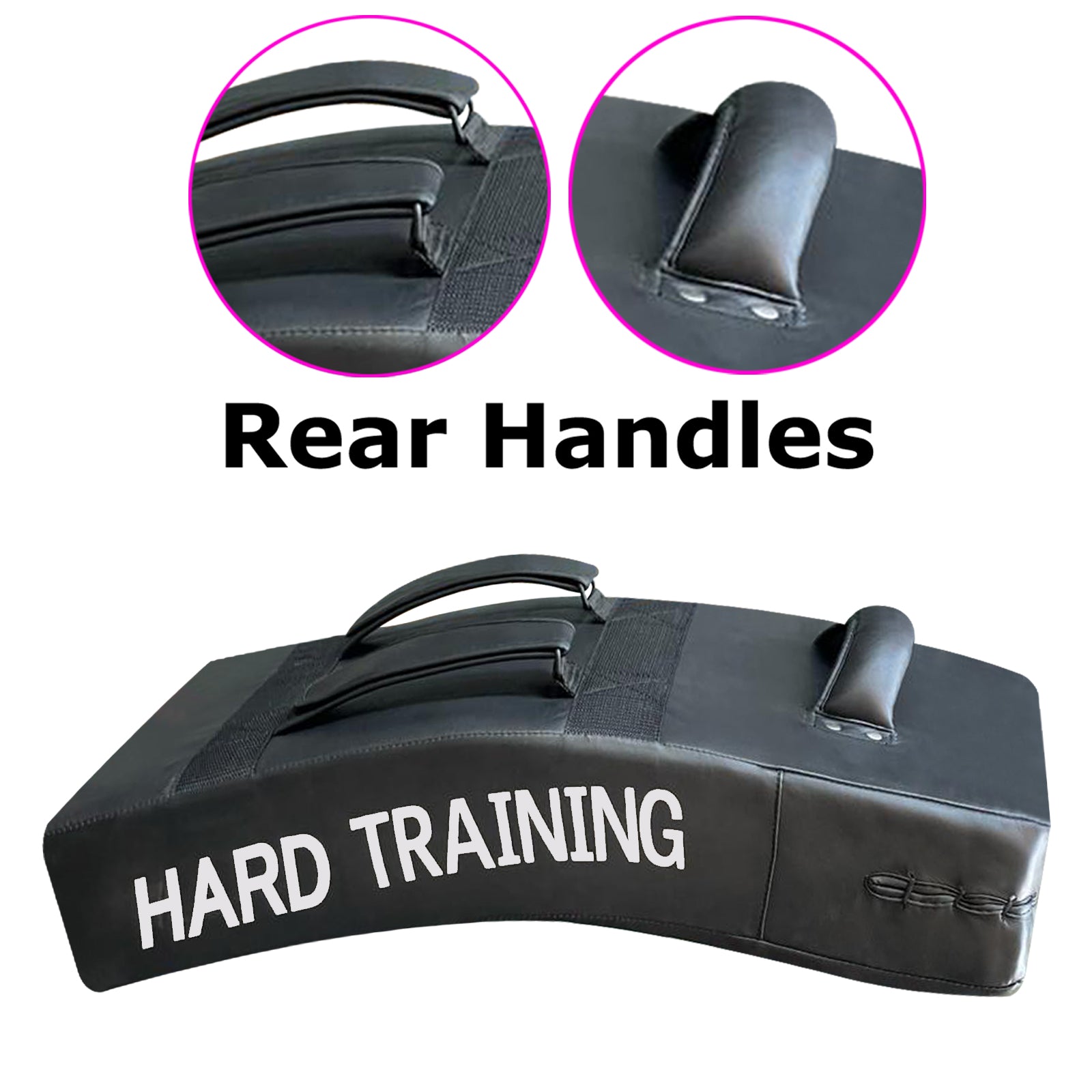 Leather kick Pad Silver