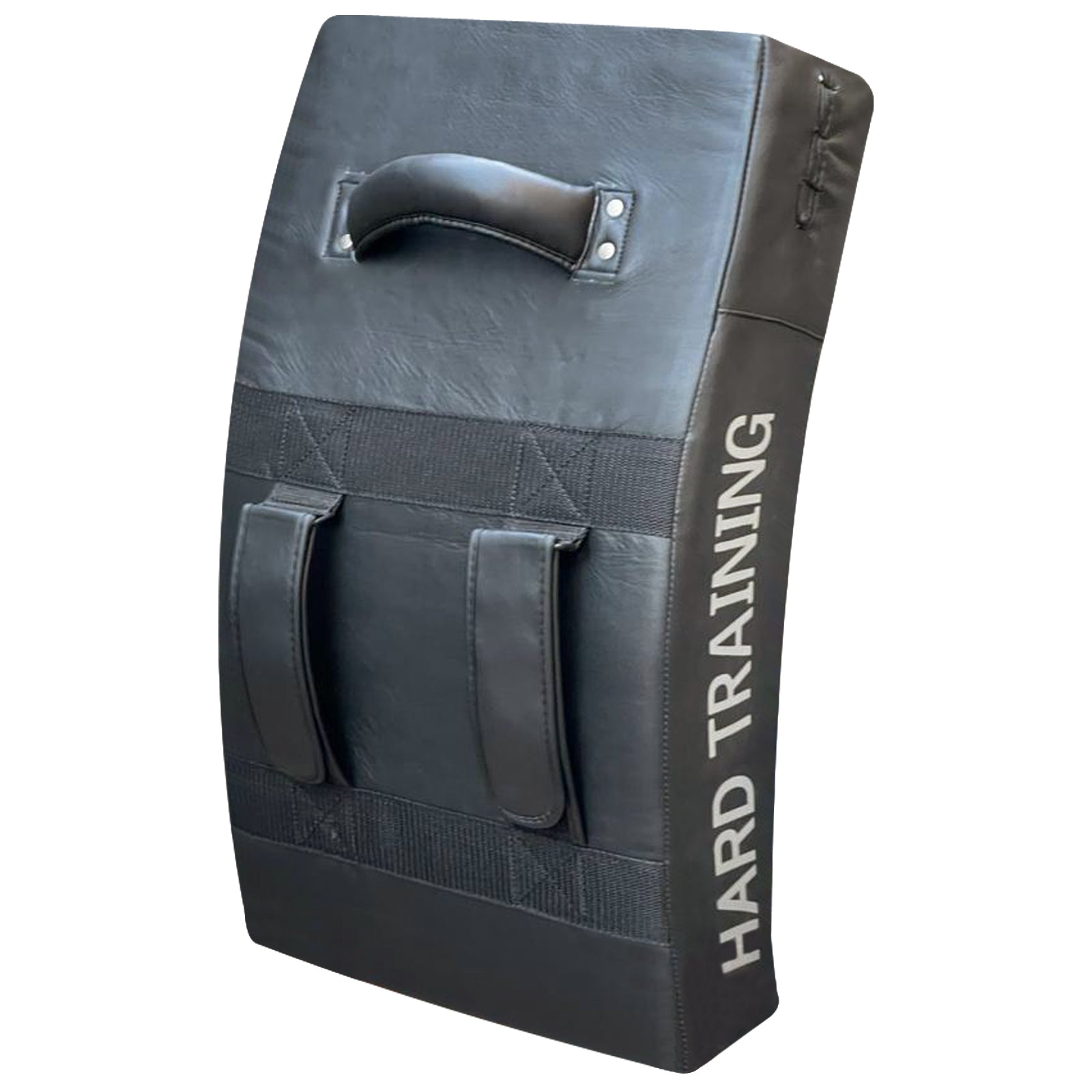 Leather kick Pad Silver