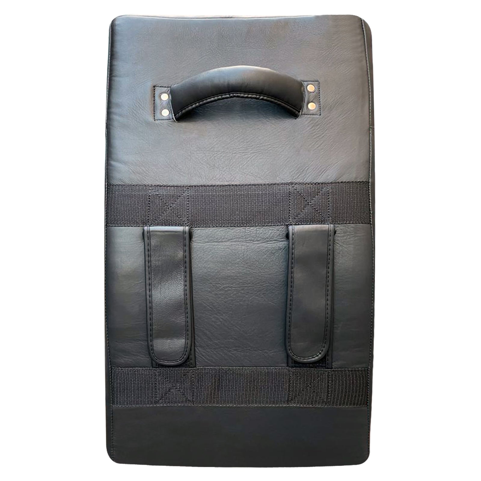 Leather kick Pad Silver