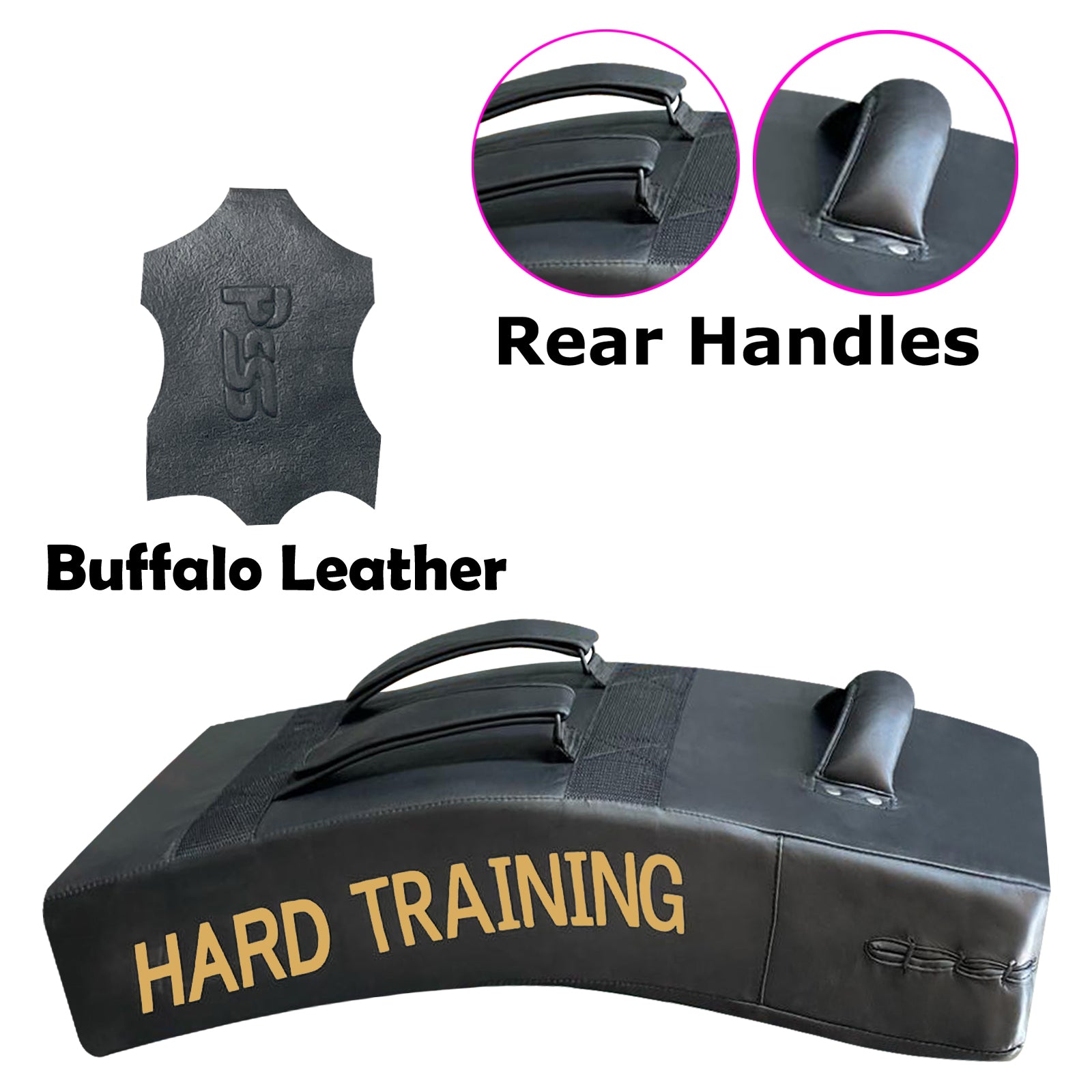 Curved Buffalo Kick Pad Golden