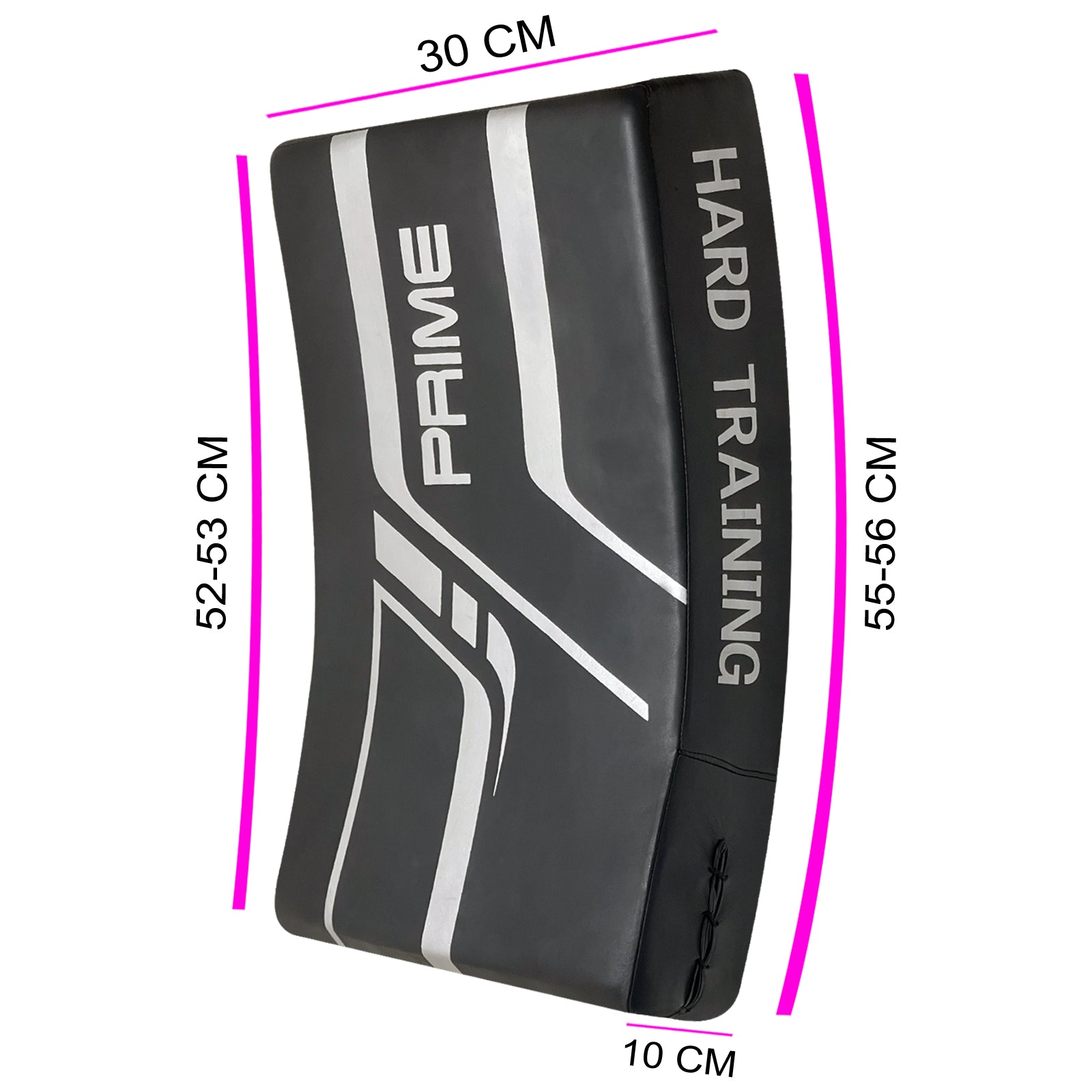 Curved Buffalo Kick Pad Silver