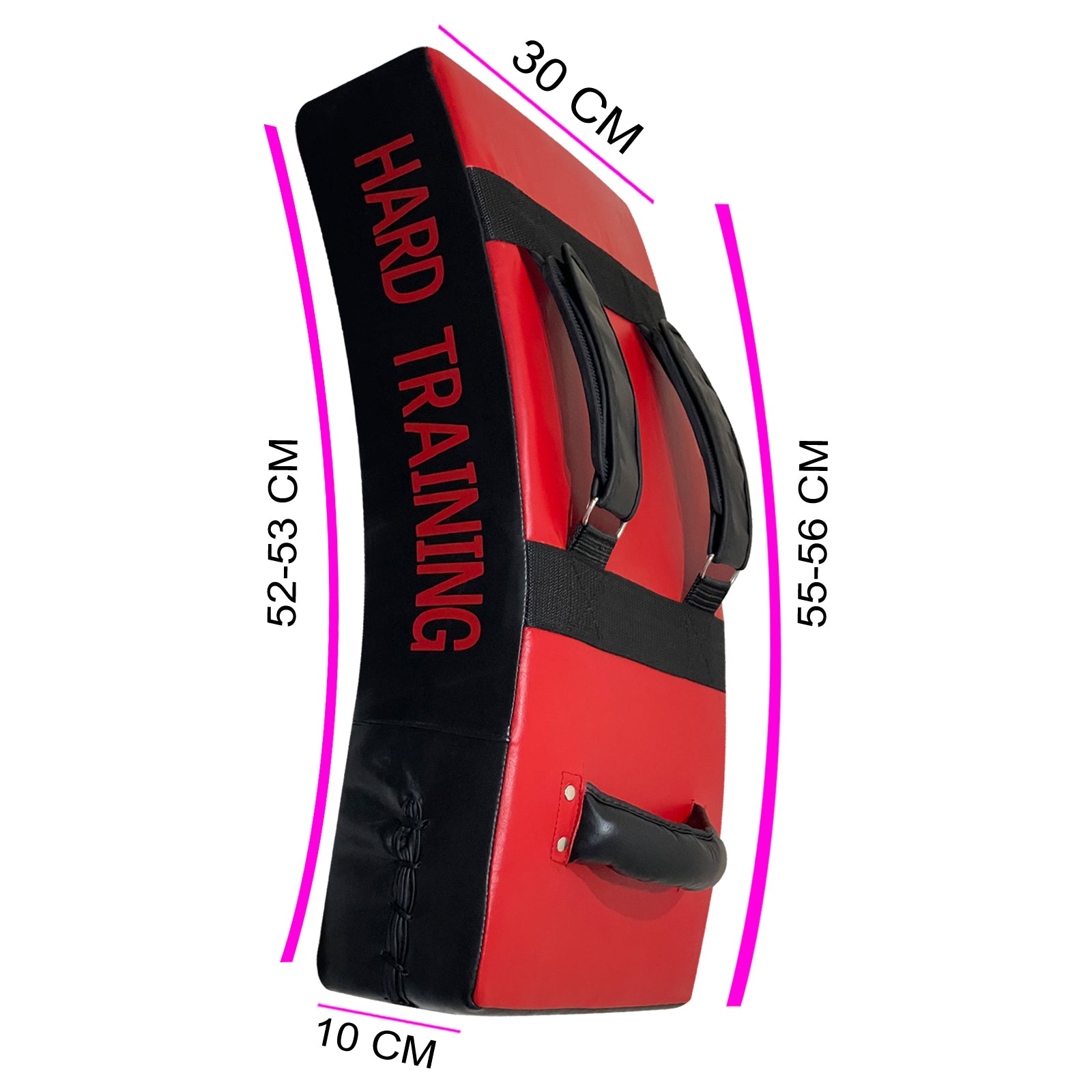 Curved Buffalo Kick Pad Full Red