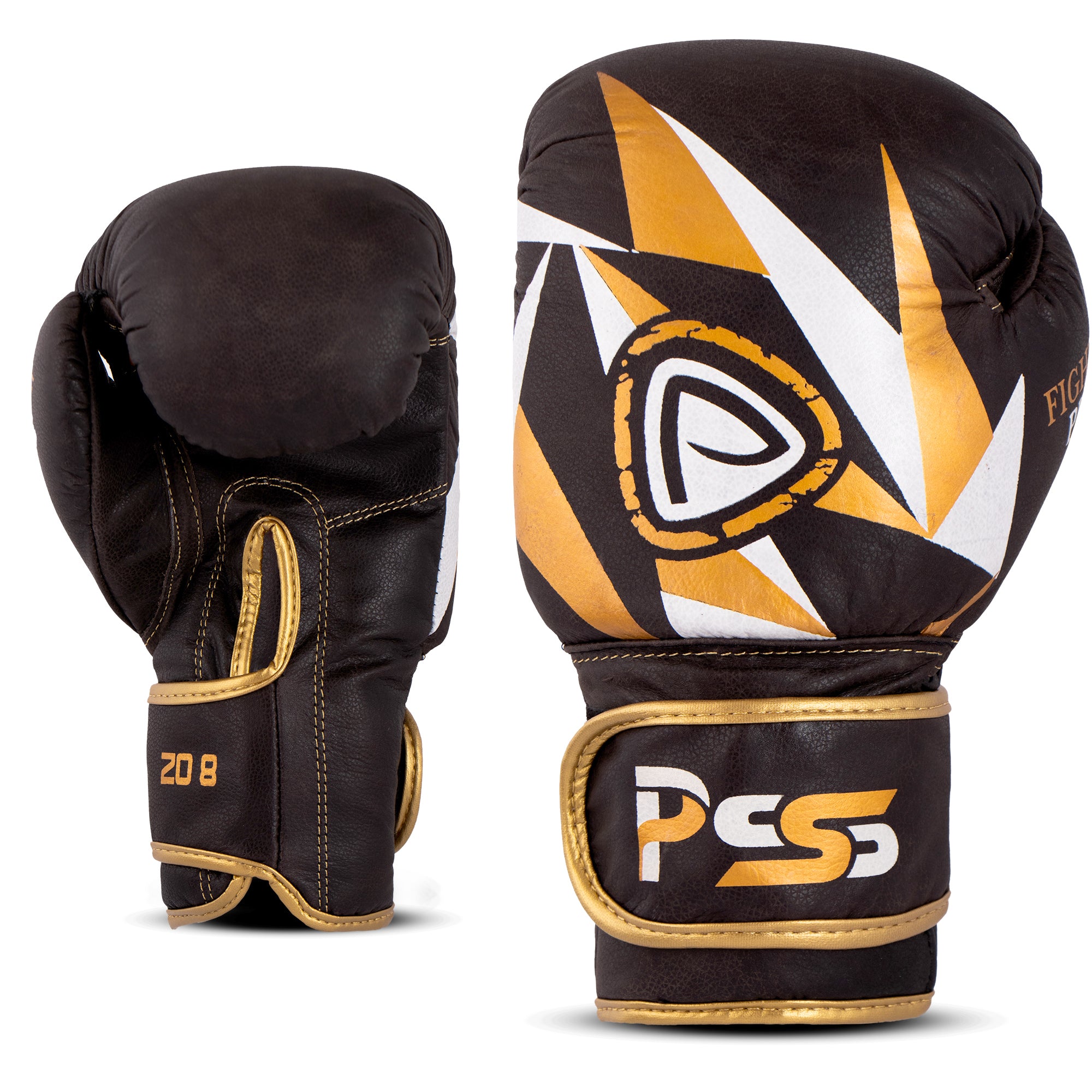Leather Kids Boxing Gloves Brown