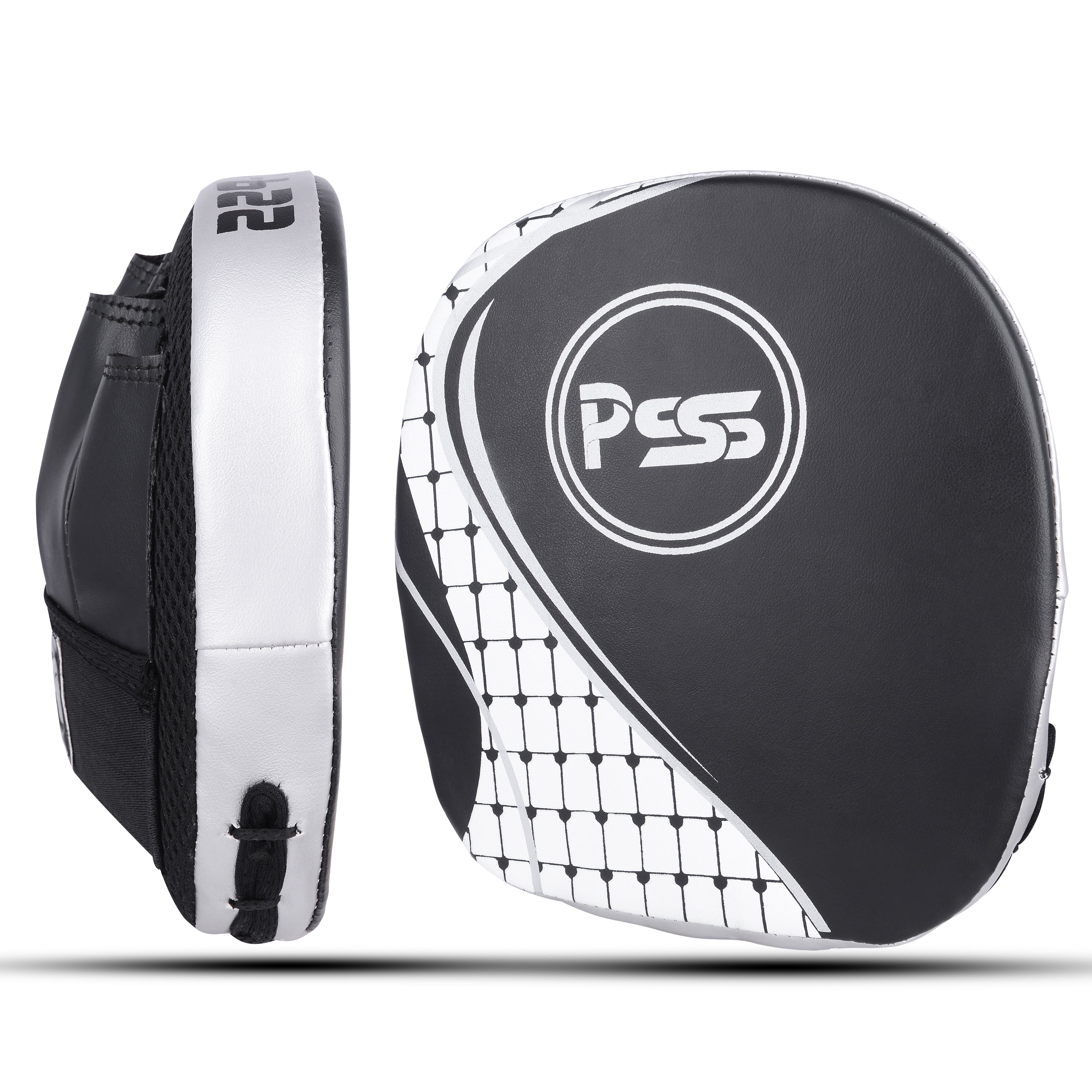 Leather Boxing Pad Black On White Pattern