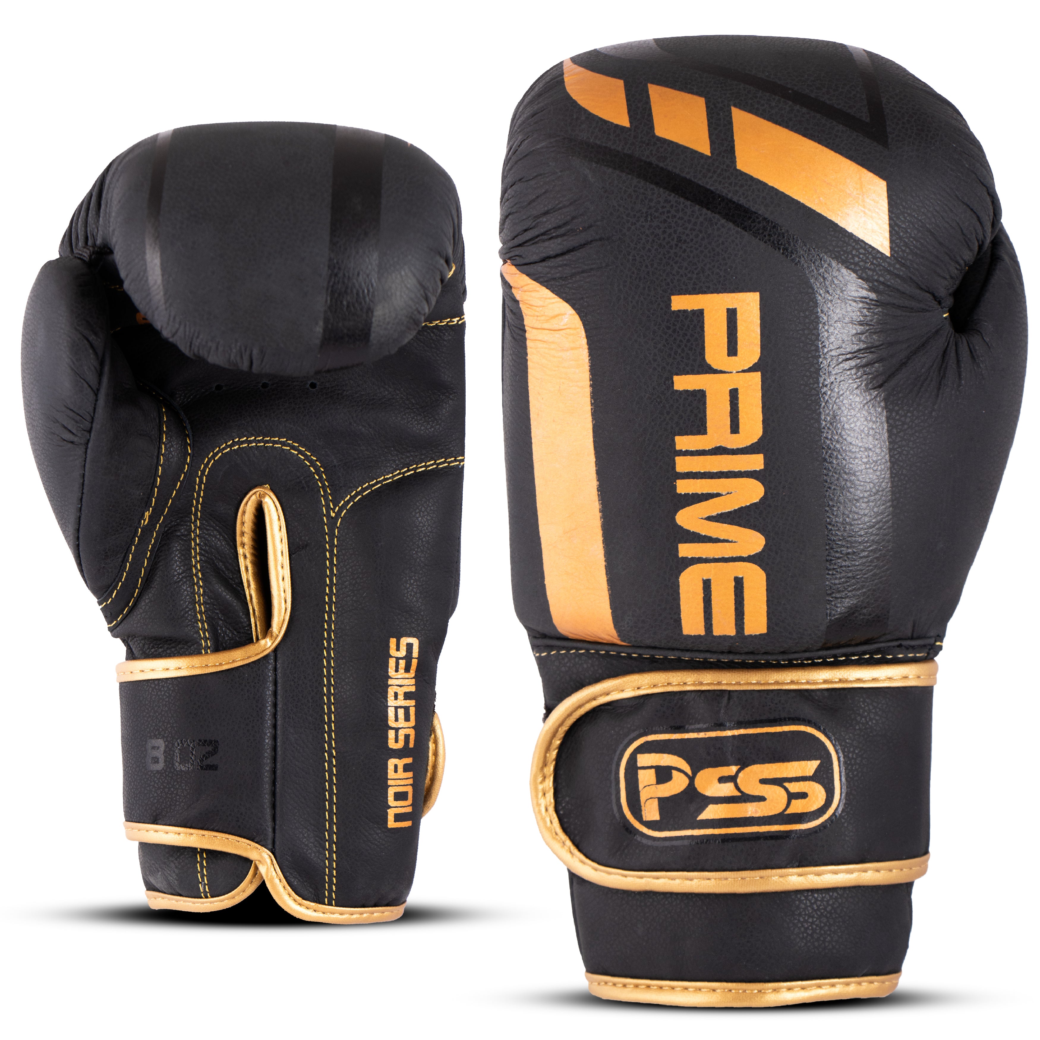 Leather Kids Boxing Gloves Golden