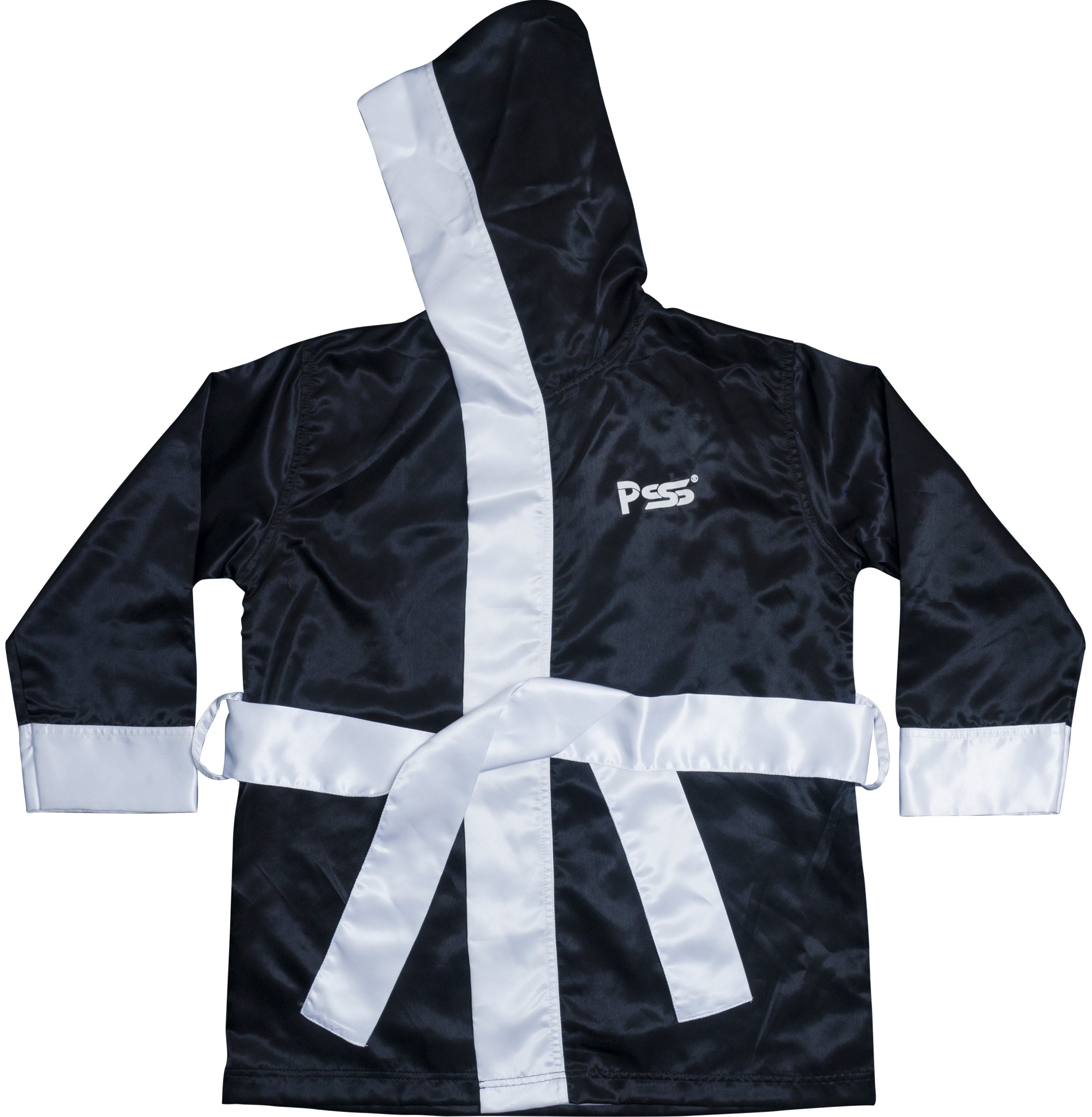 Long Sleeve Boxing Robe Uniform Black