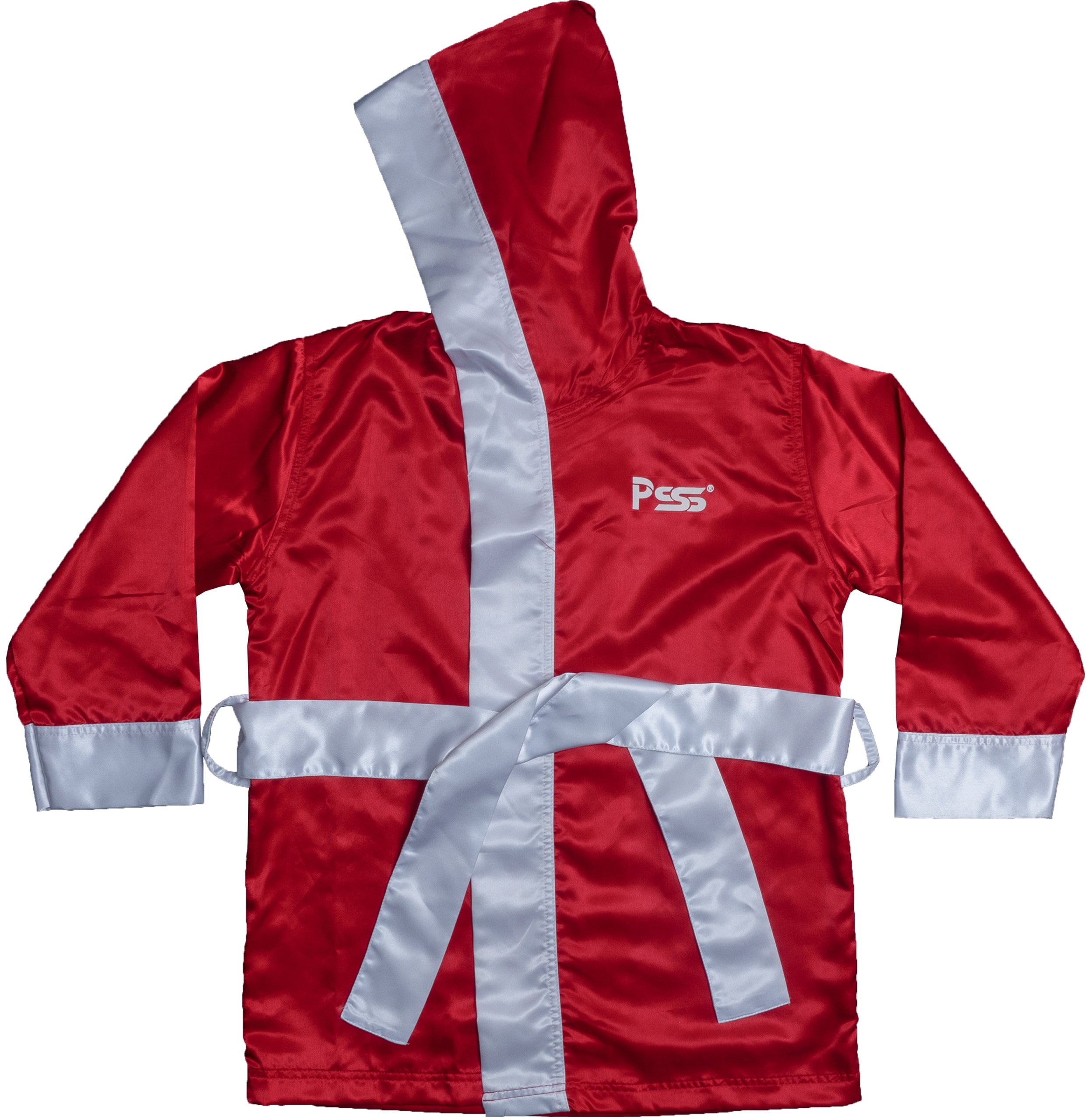 Long Sleeve Boxing Robe Uniform Red