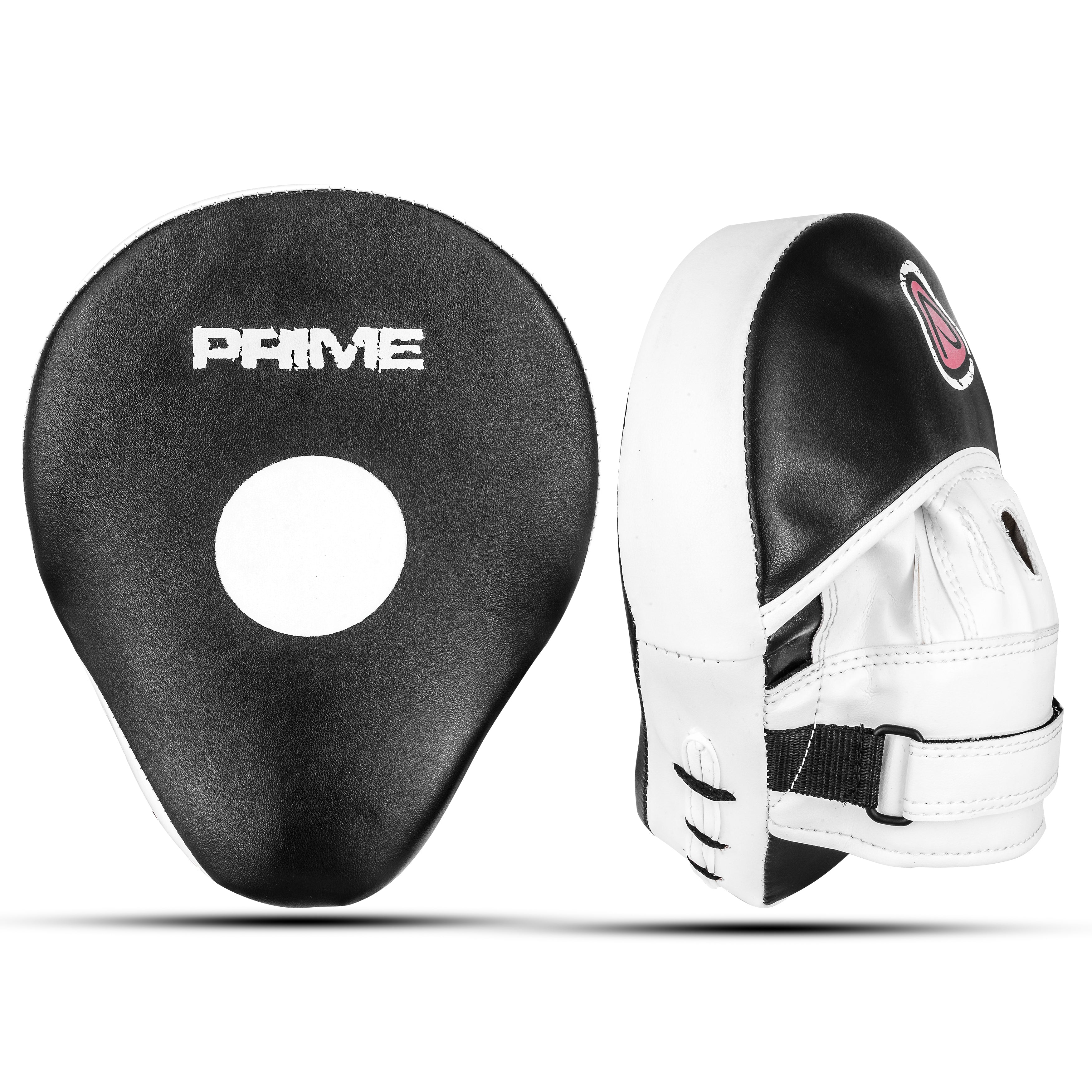 Leather Boxing Pad Black & White