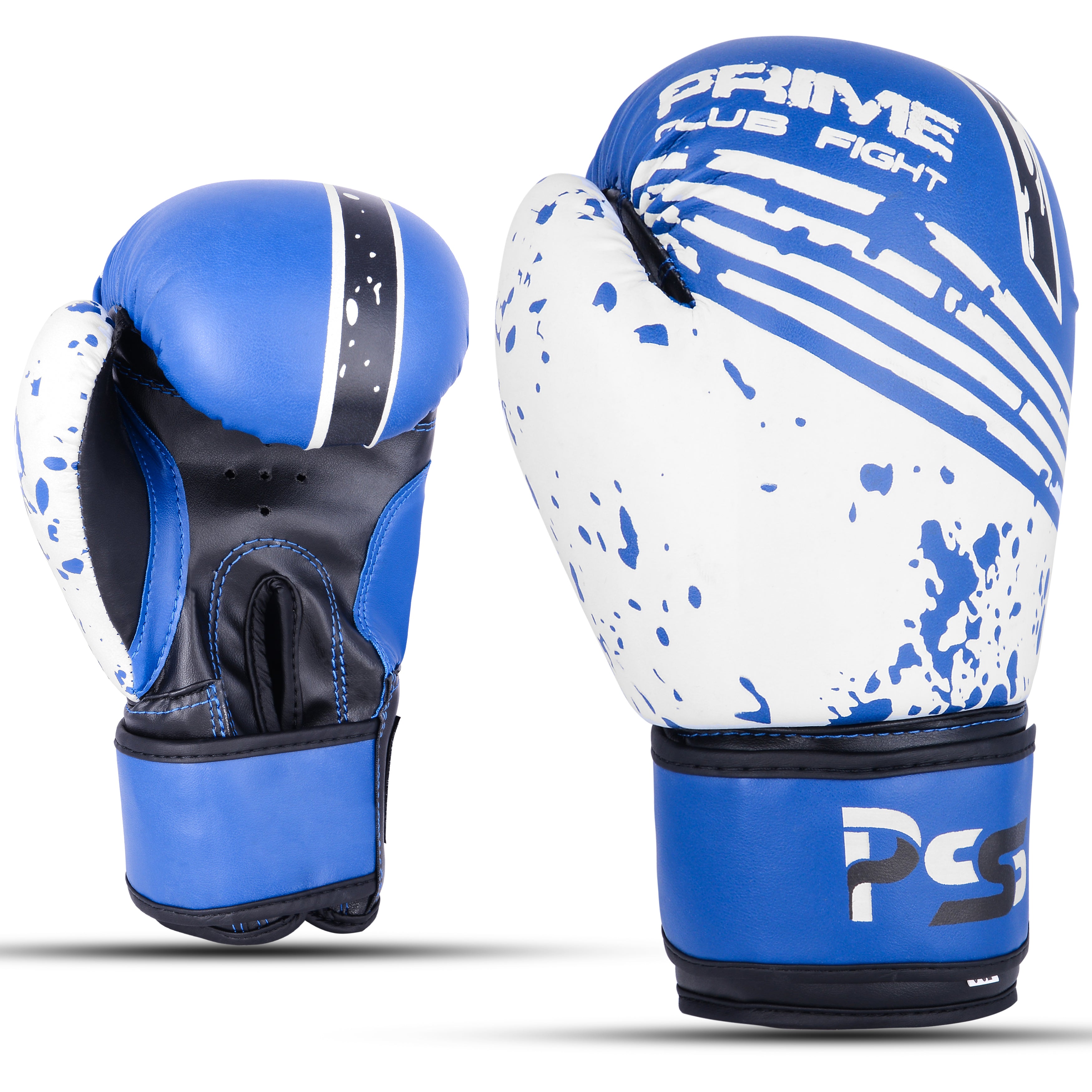 Kids Boxing Gloves Blue & White