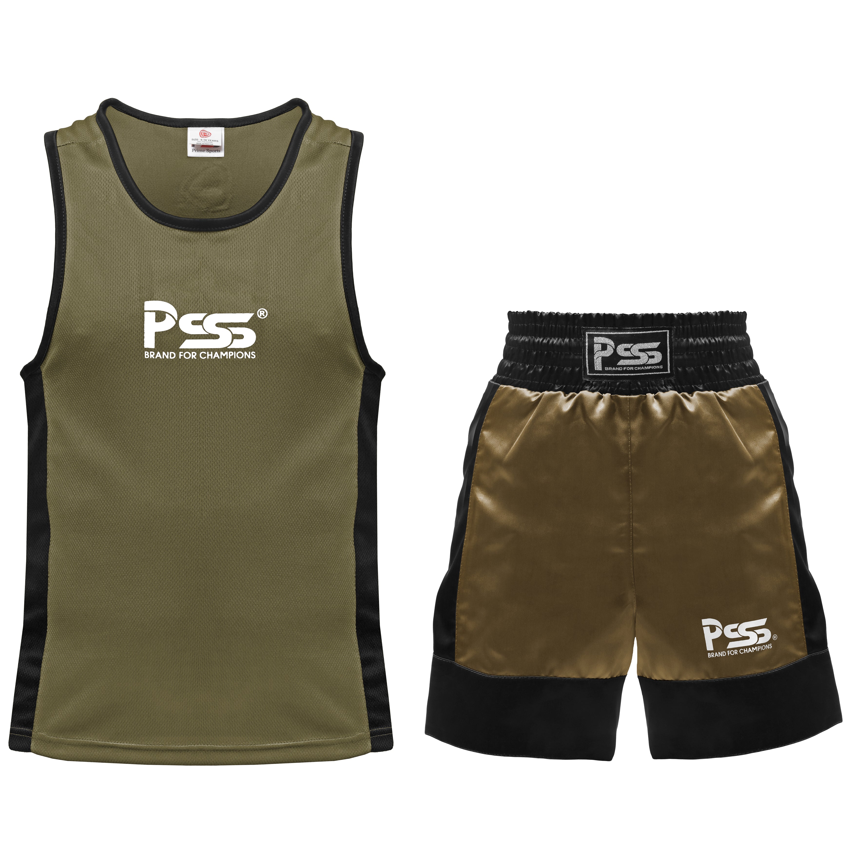 Kids Boxing Uniform Commando Green