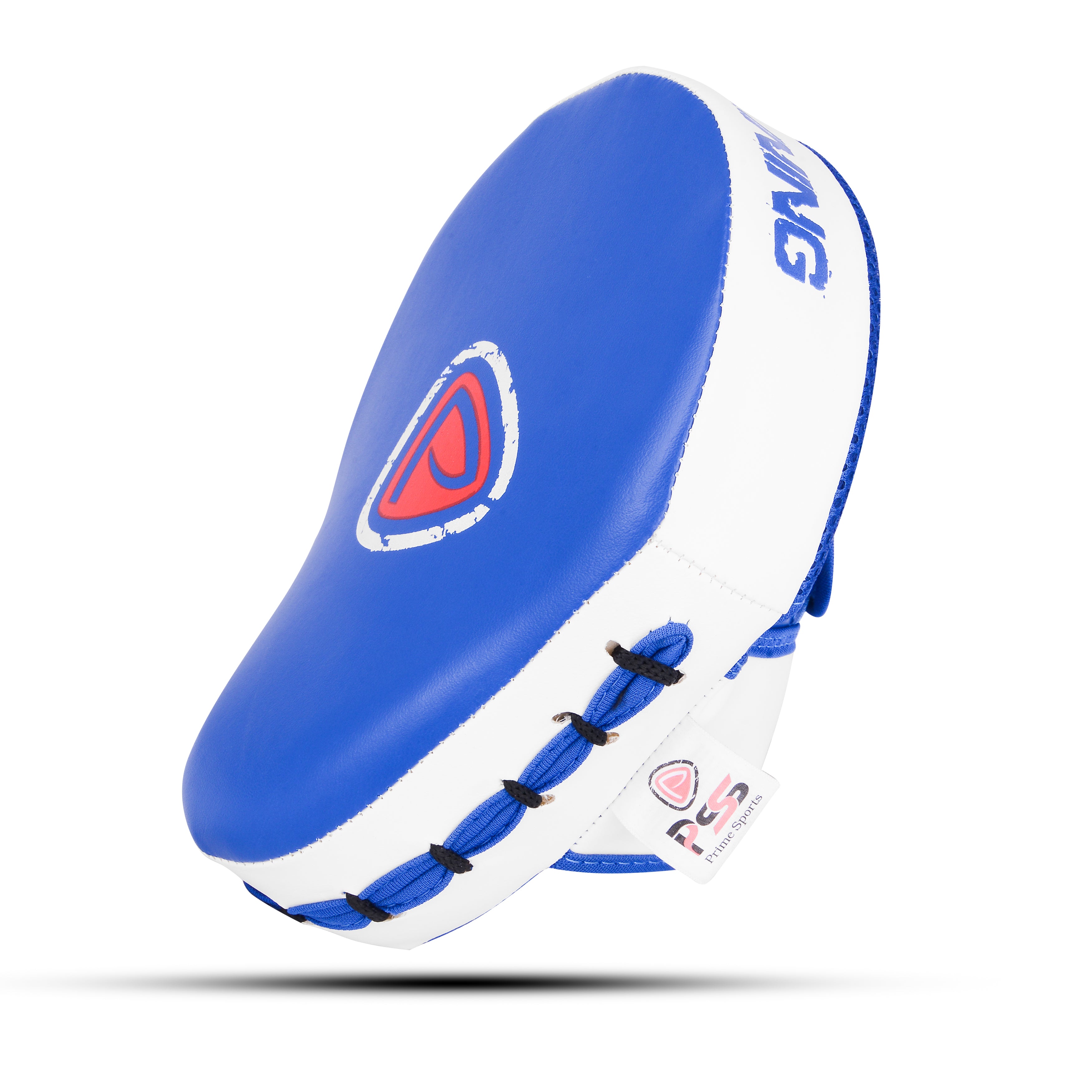 Leather Boxing Pad Blue & White