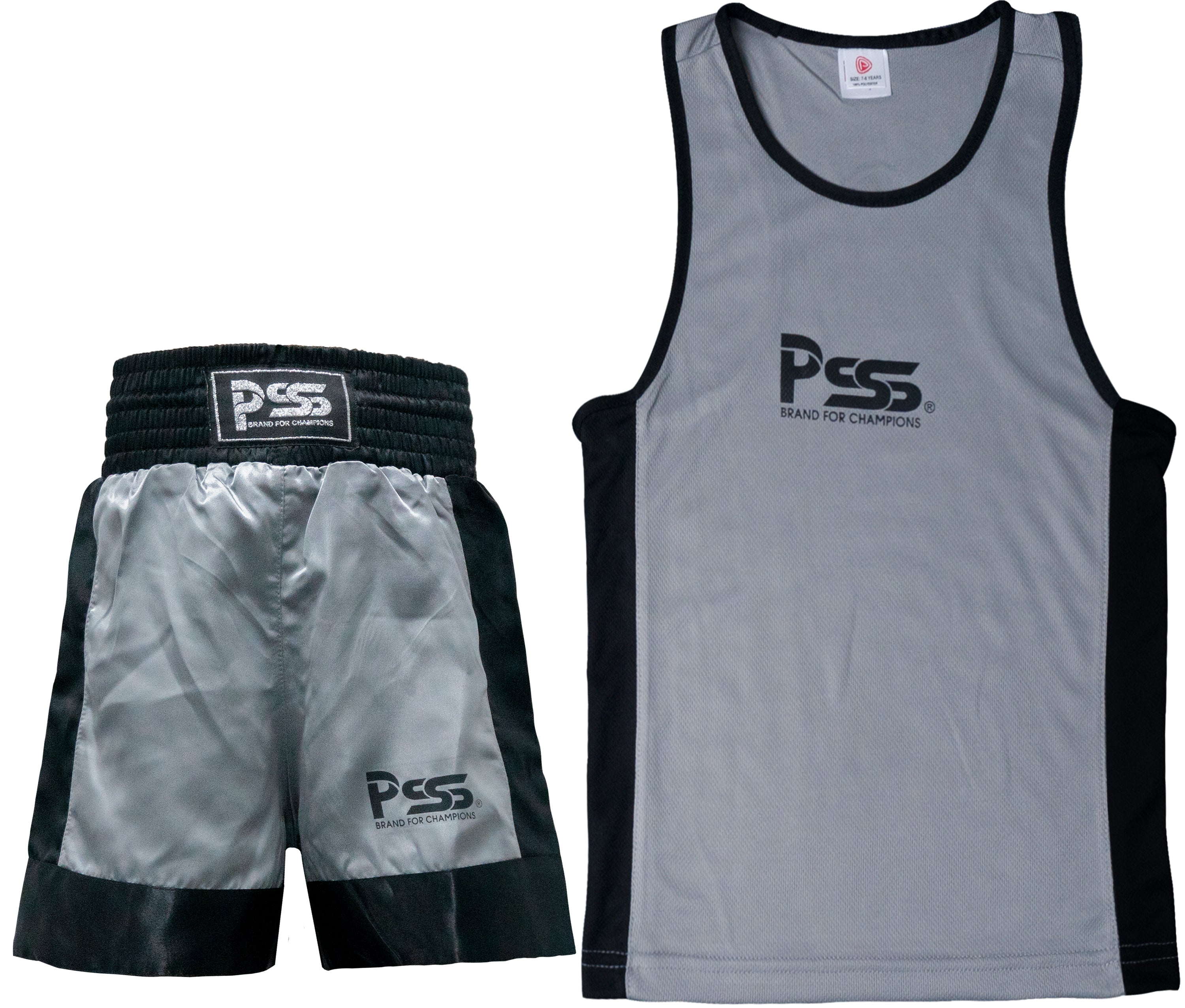 Kids Boxing Uniform Grey