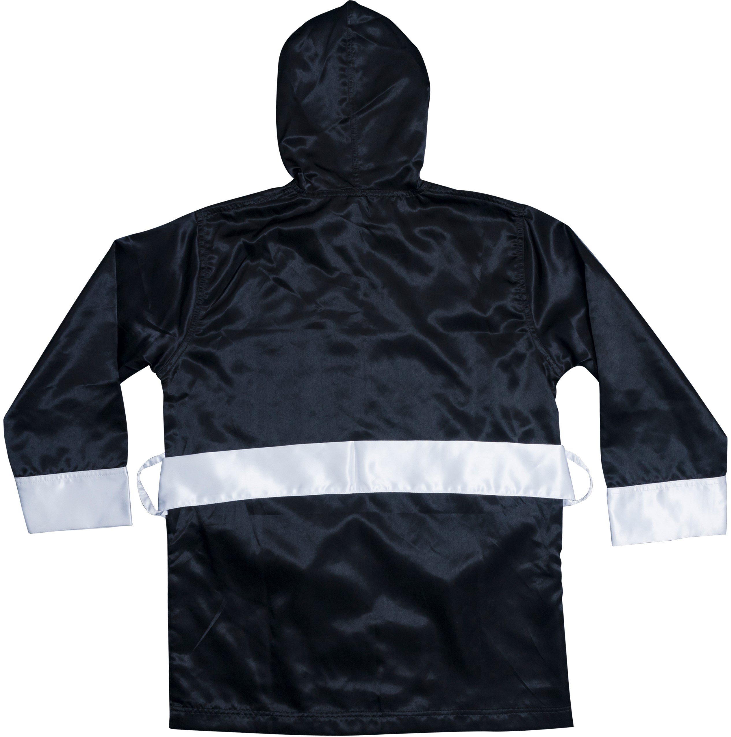 Long Sleeve Boxing Robe Uniform Black