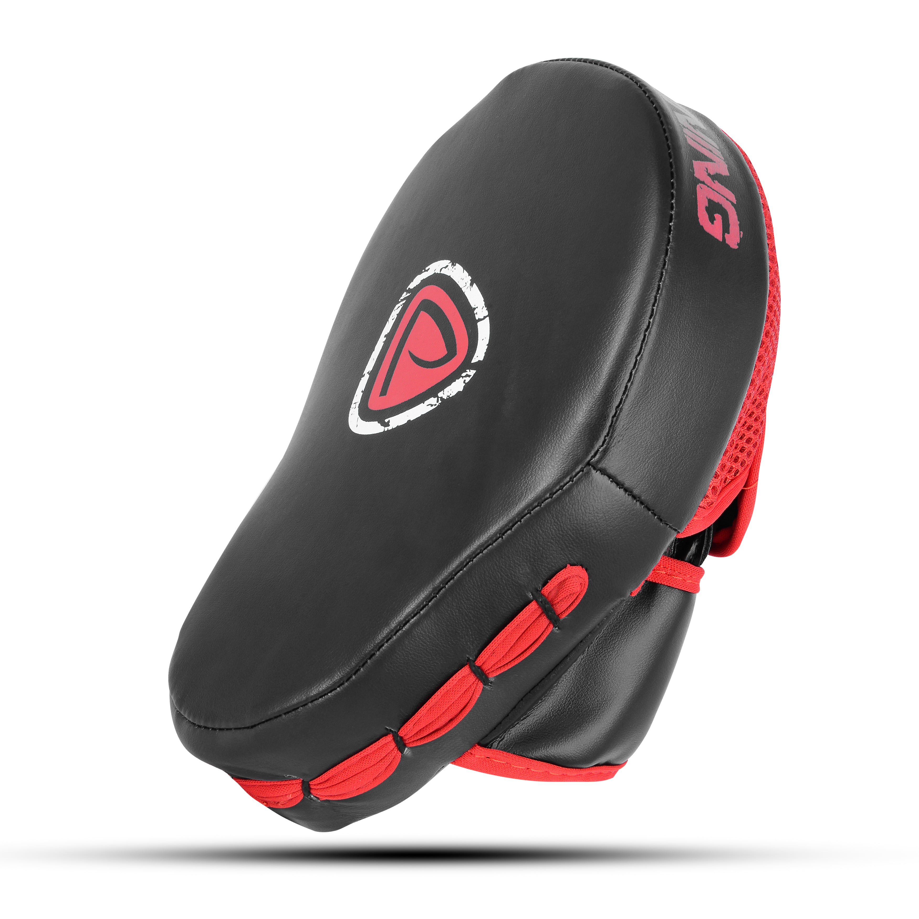 Leather Boxing Pad Black & Red