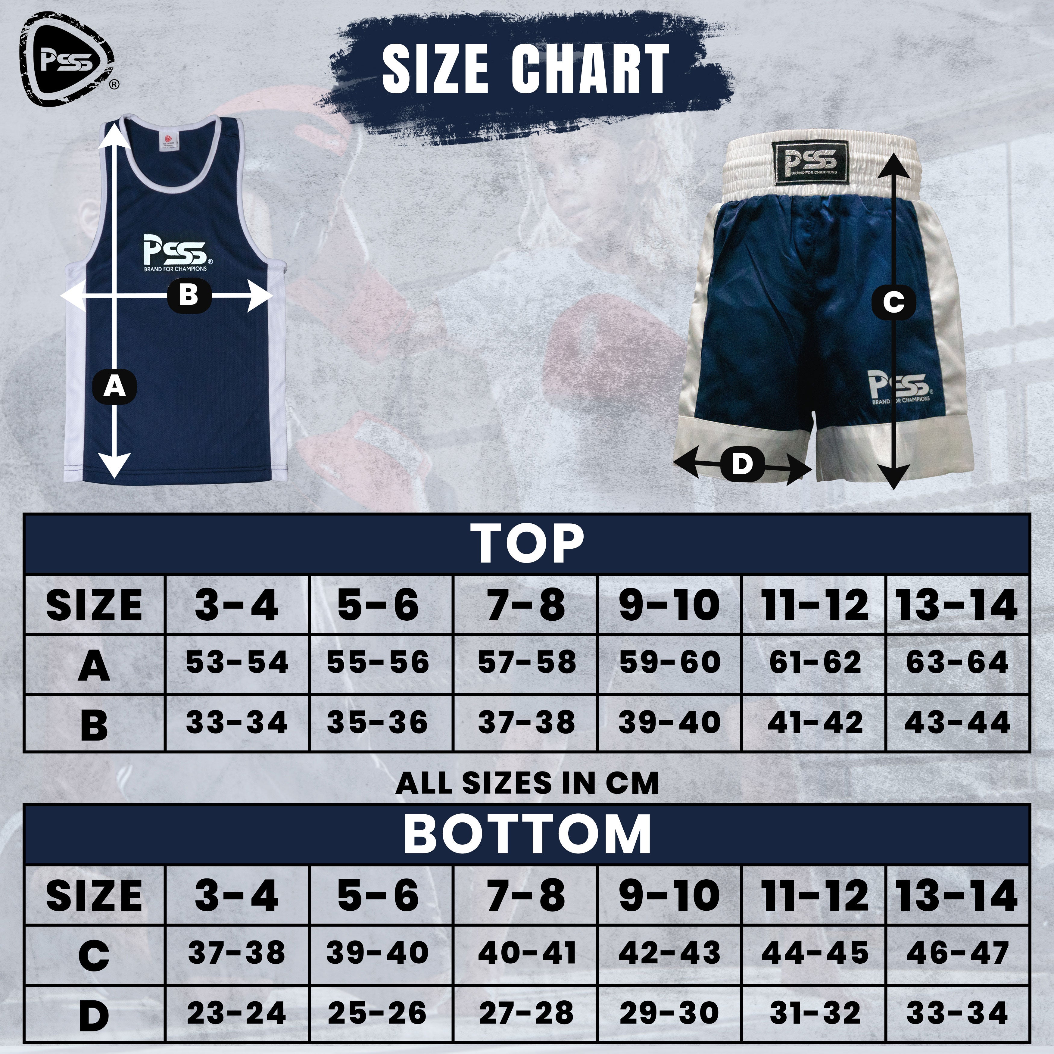 Kids Boxing Uniform Navy Blue
