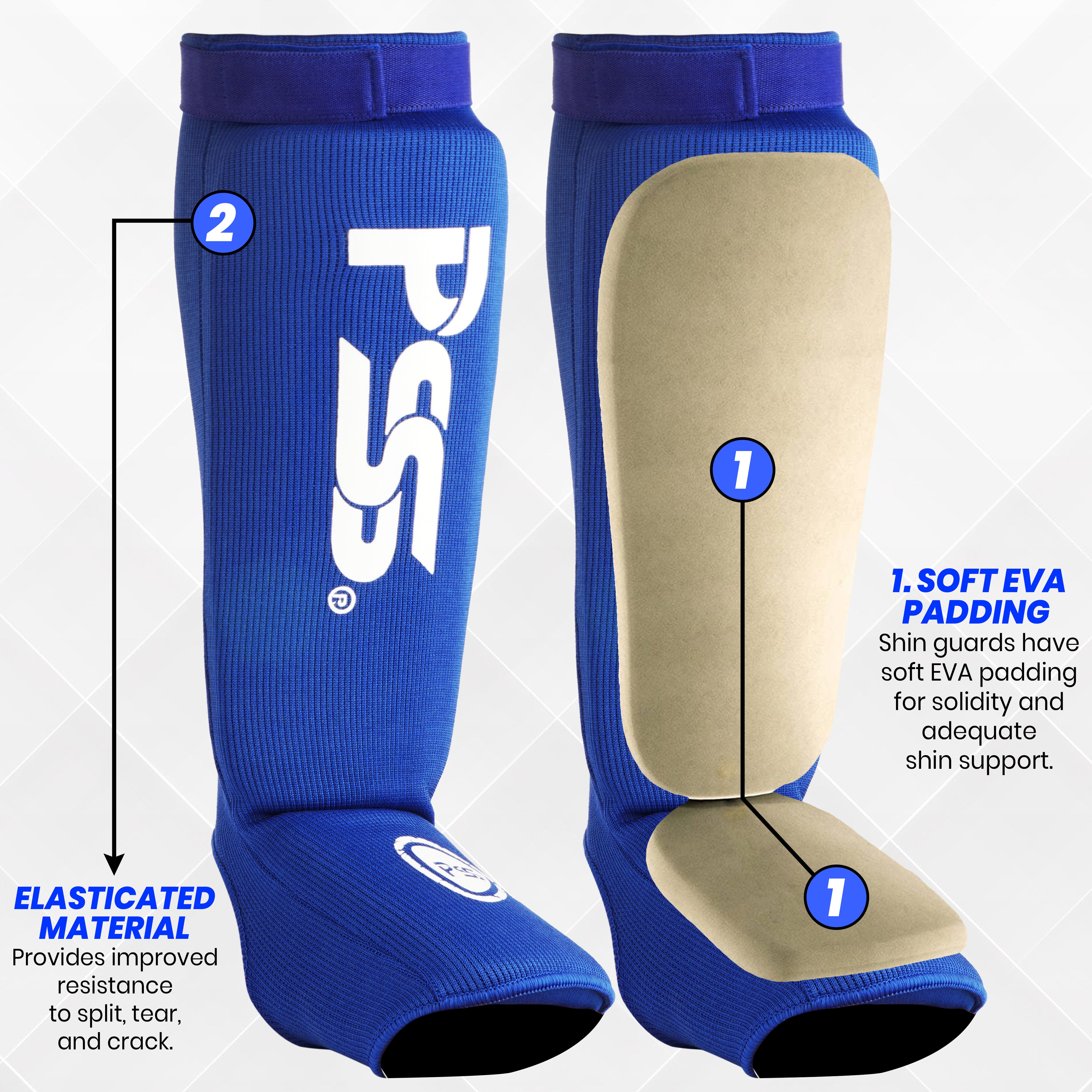 Shin Guard Blue