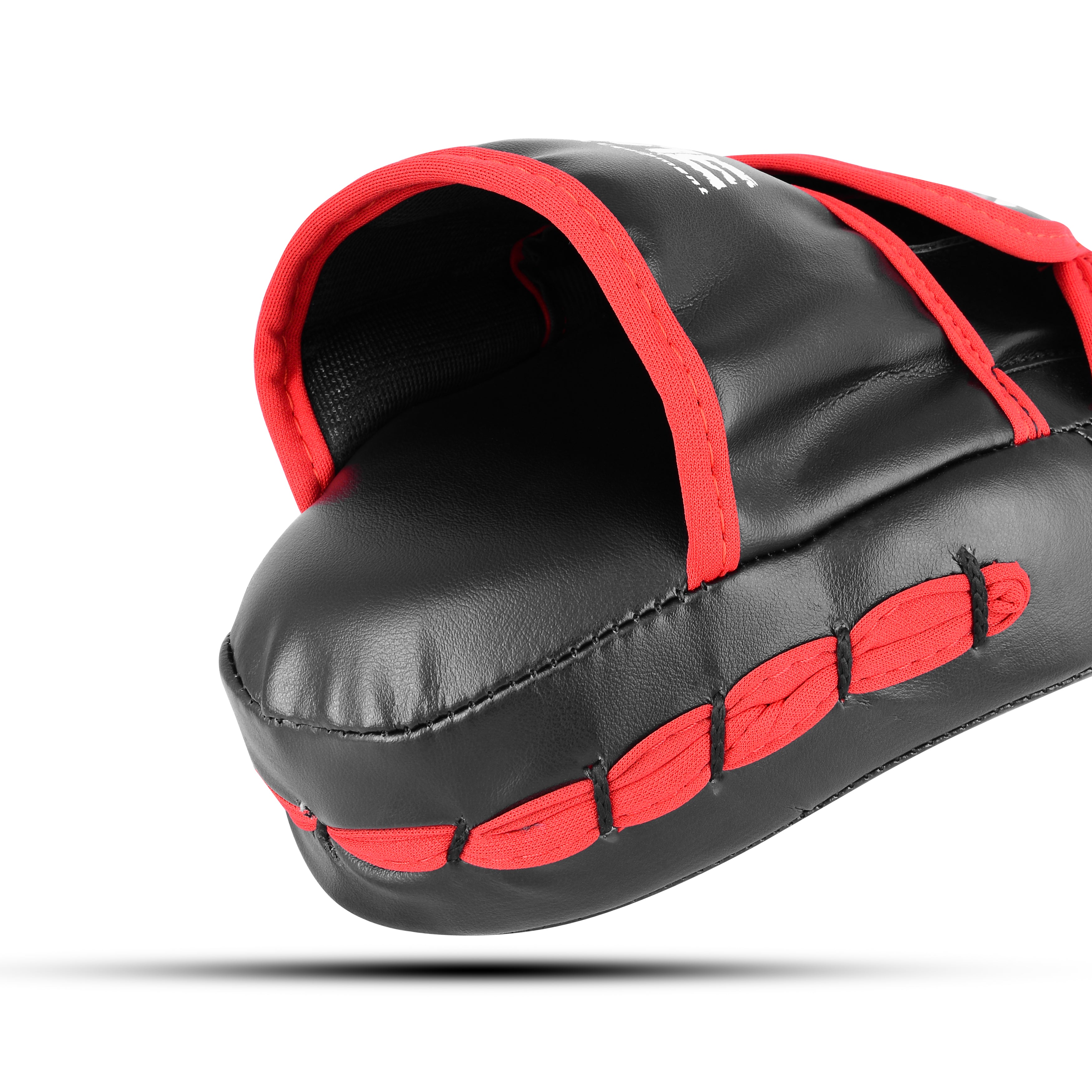 Leather Boxing Pad Black & Red