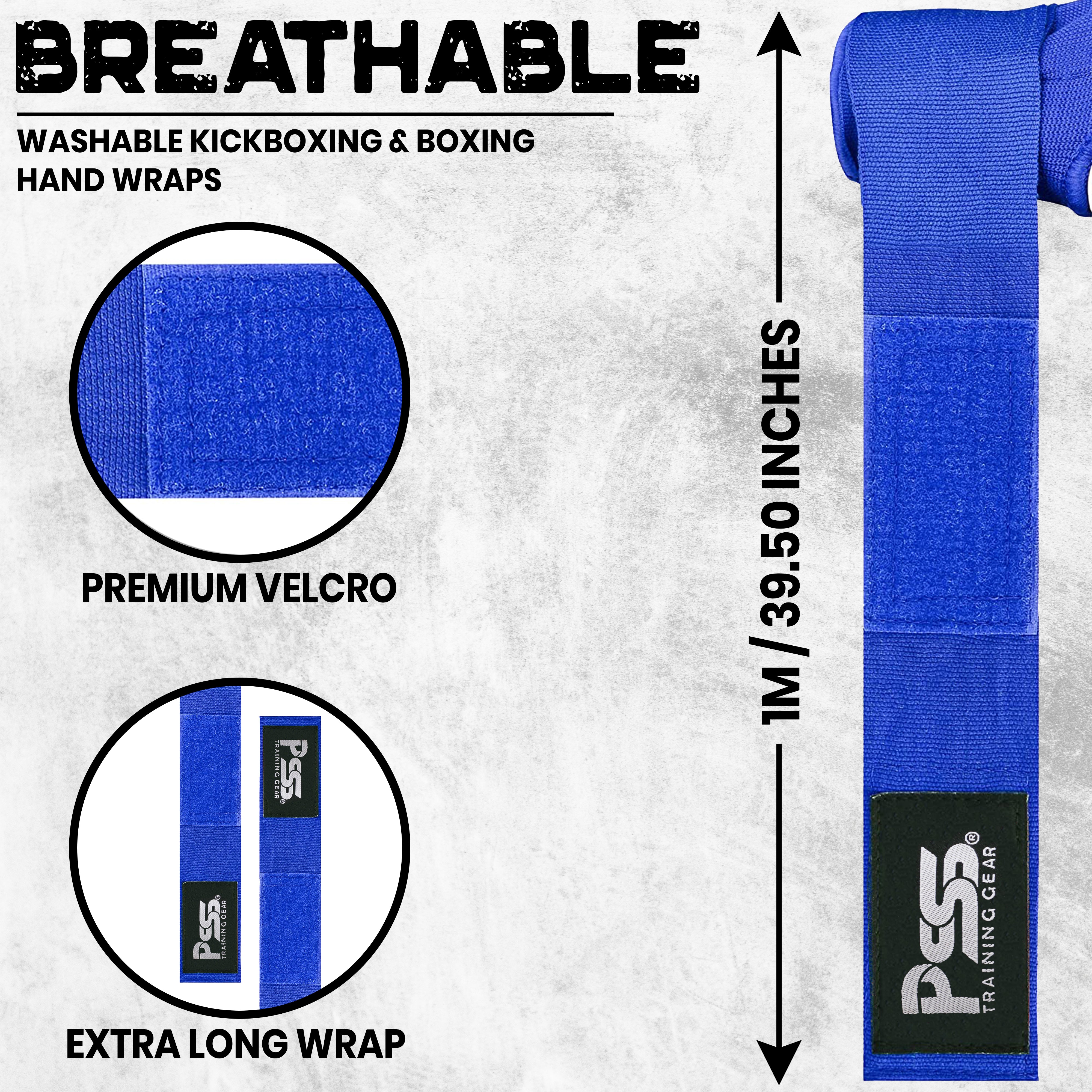 Kids Boxing Gel Foam Padded Inner Gloves Blue