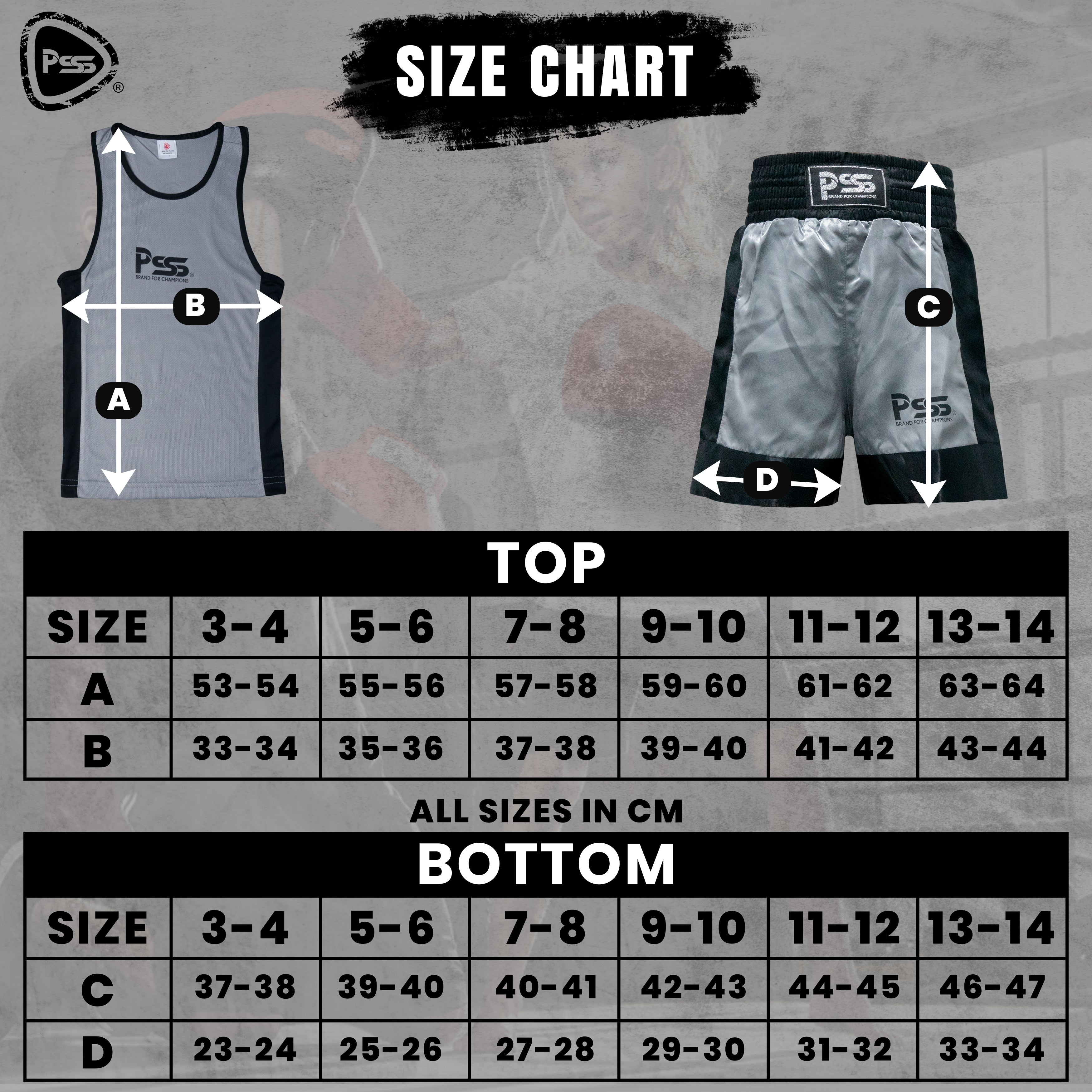 Kids Boxing Uniform Grey