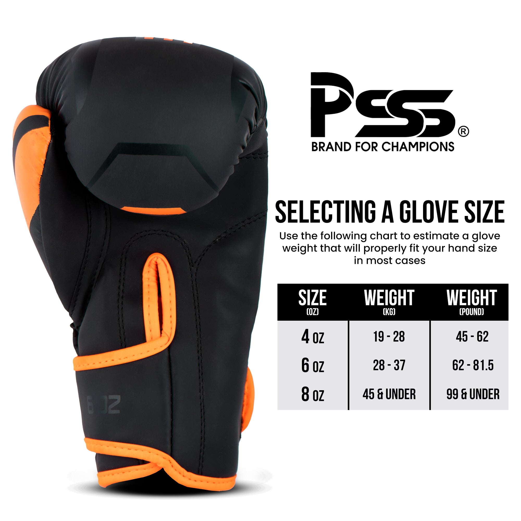 Kids Boxing Gloves Orange MASTER SERIES
