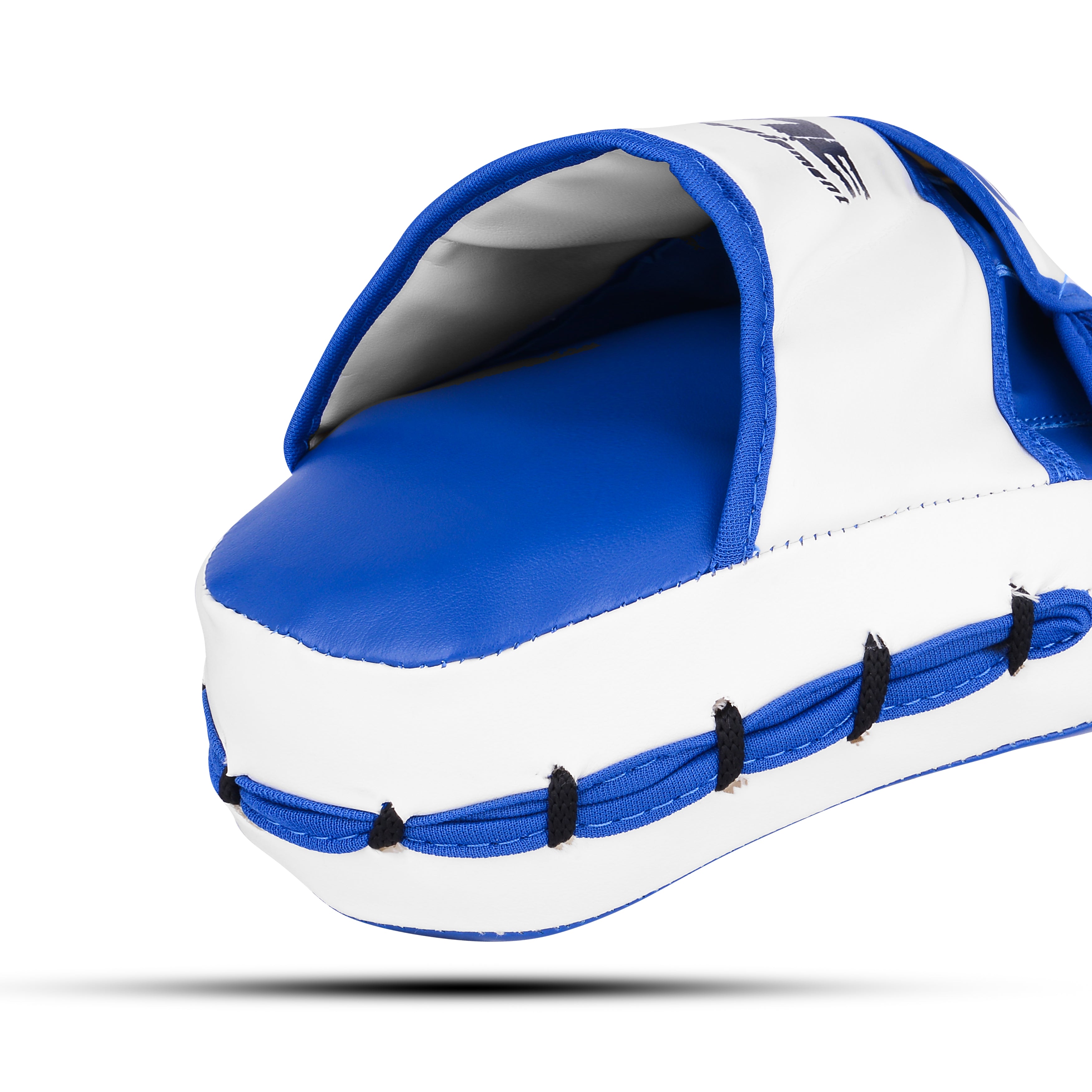 Leather Boxing Pad Blue & White