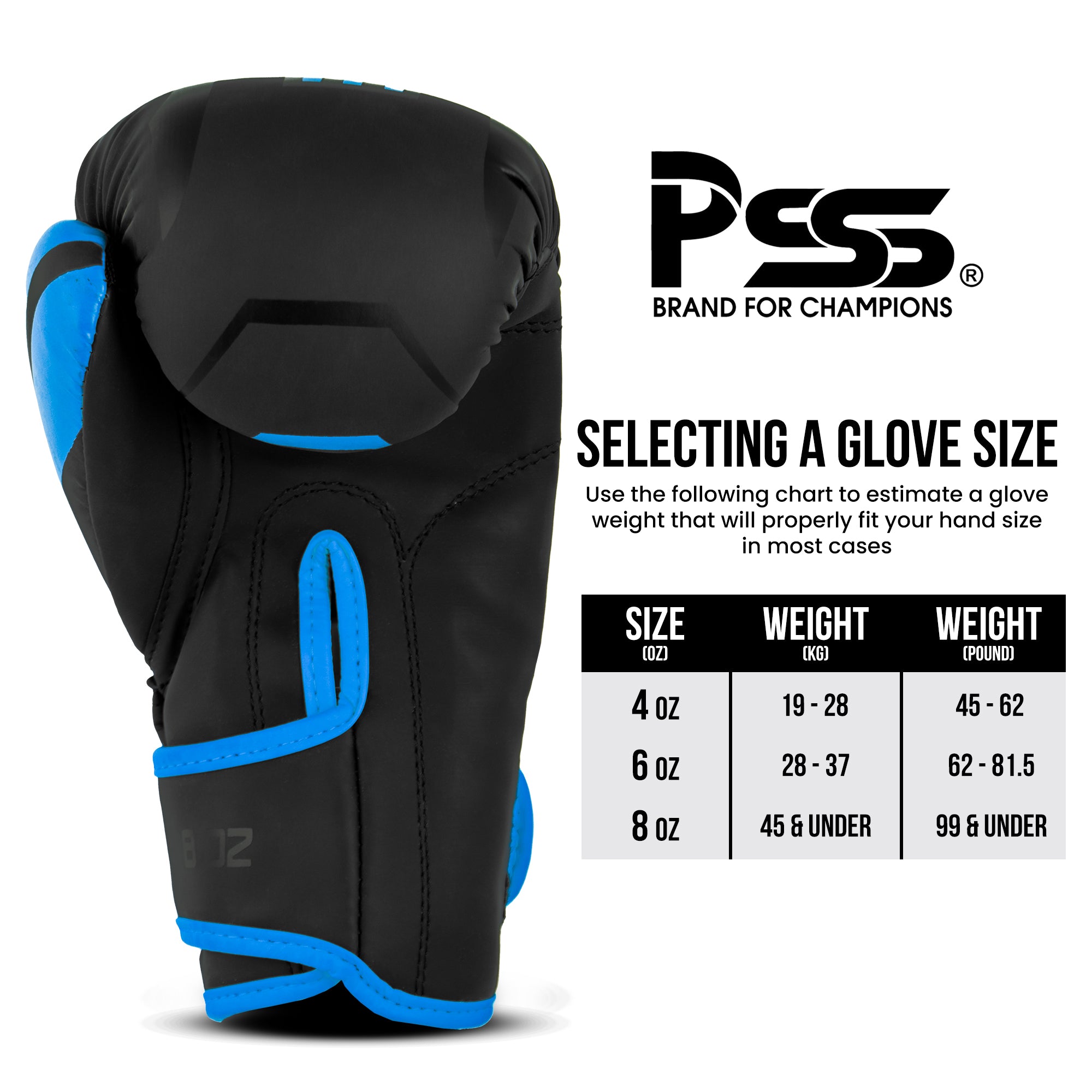 Kids Boxing Gloves Blue MASTER SERIES