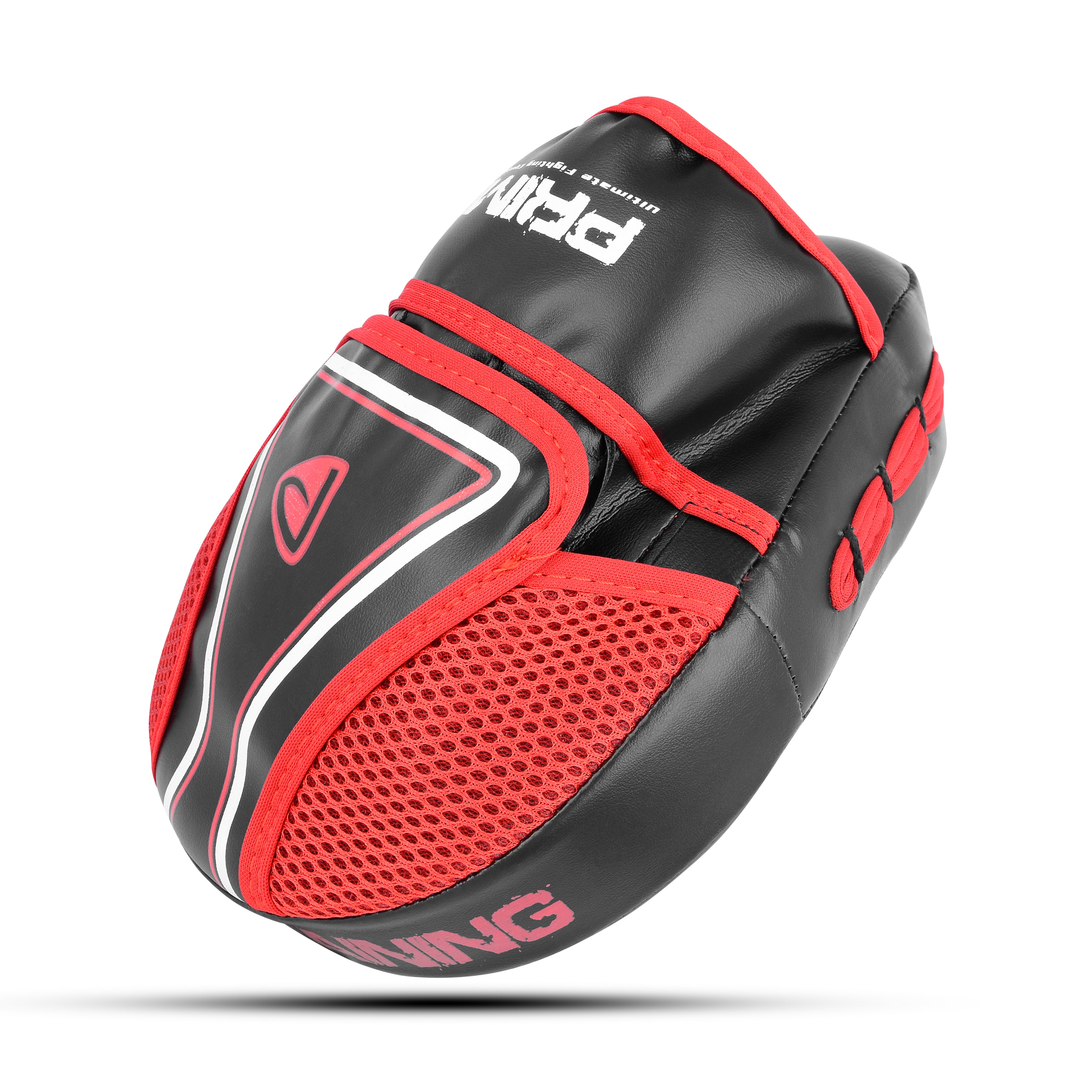 Leather Boxing Pad Black & Red