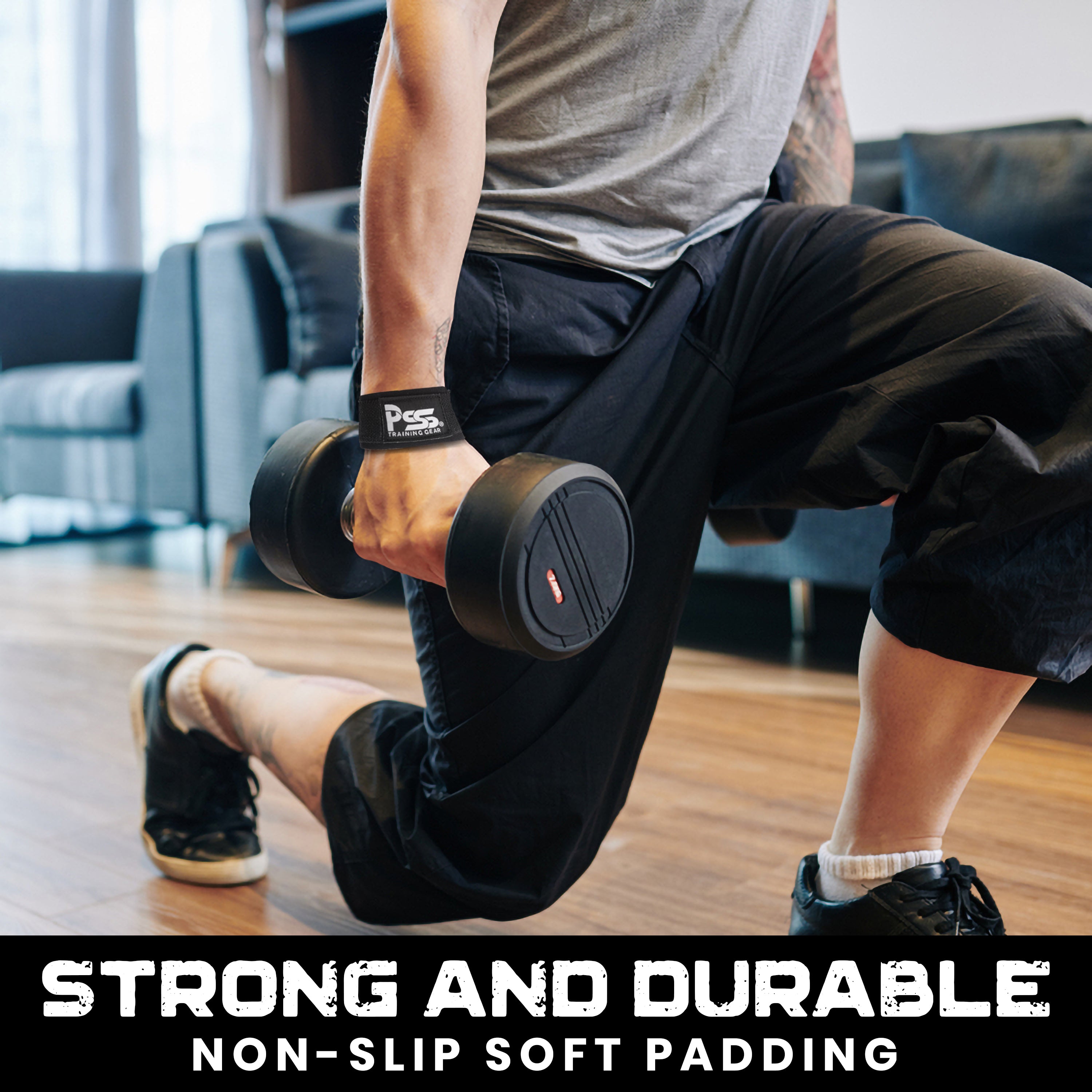 Weight Lifting Strap White