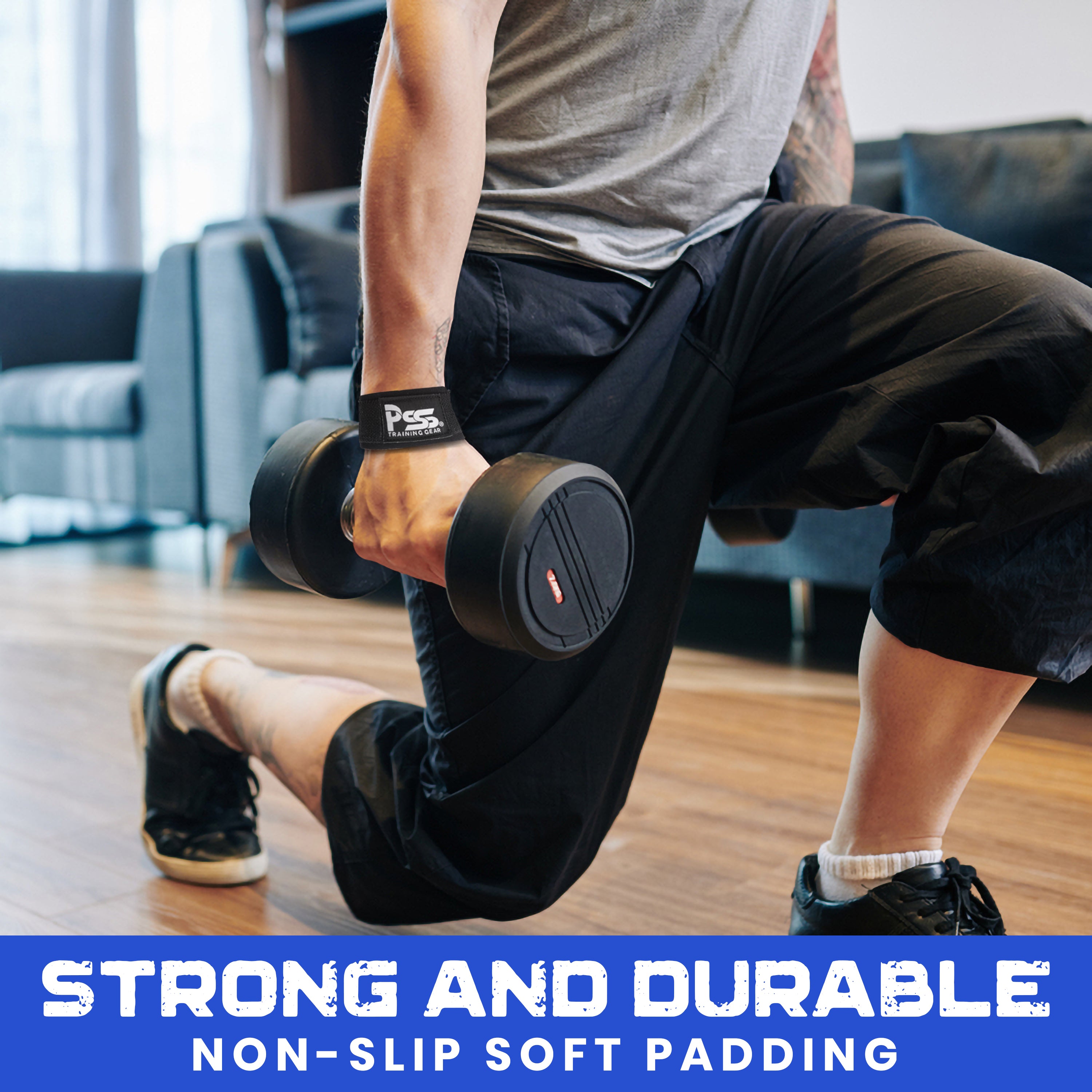 Weight Lifting Strap Blue