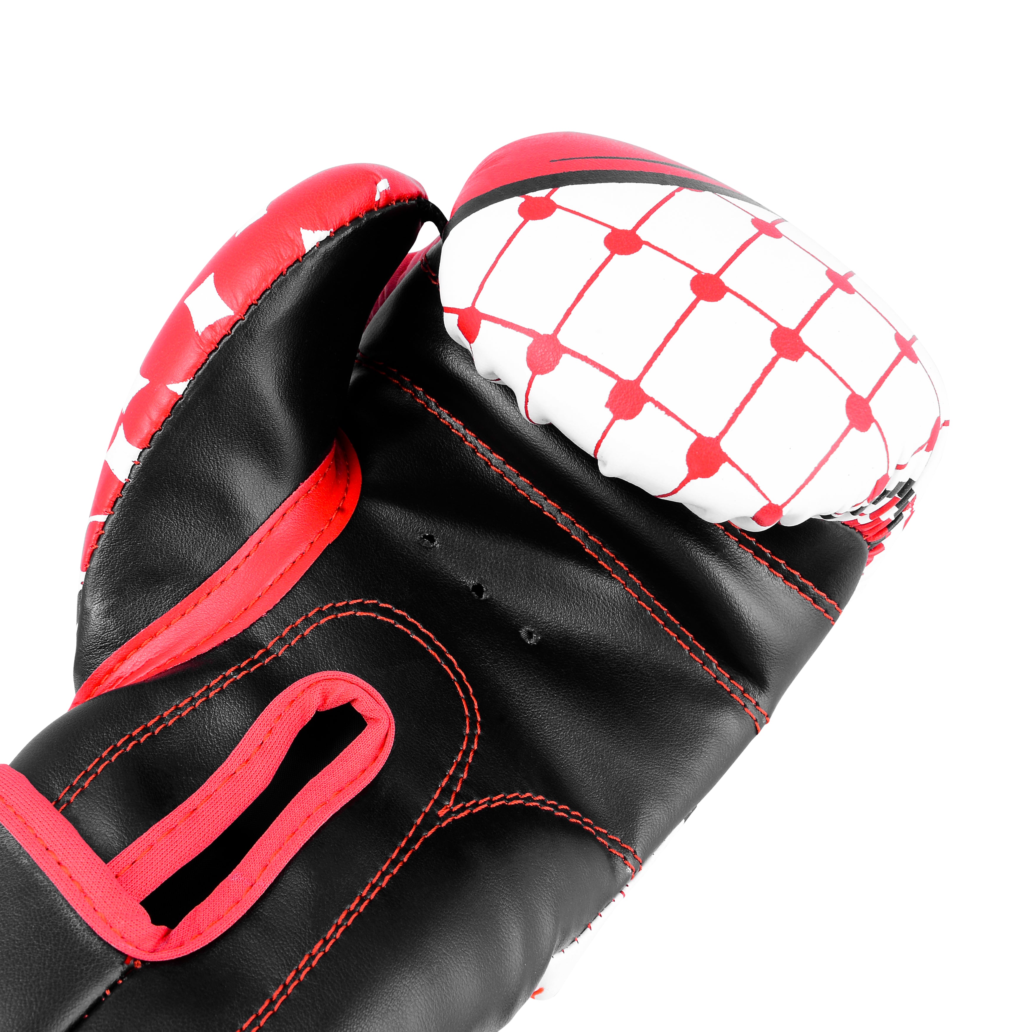 Kids Boxing Gloves Red On White