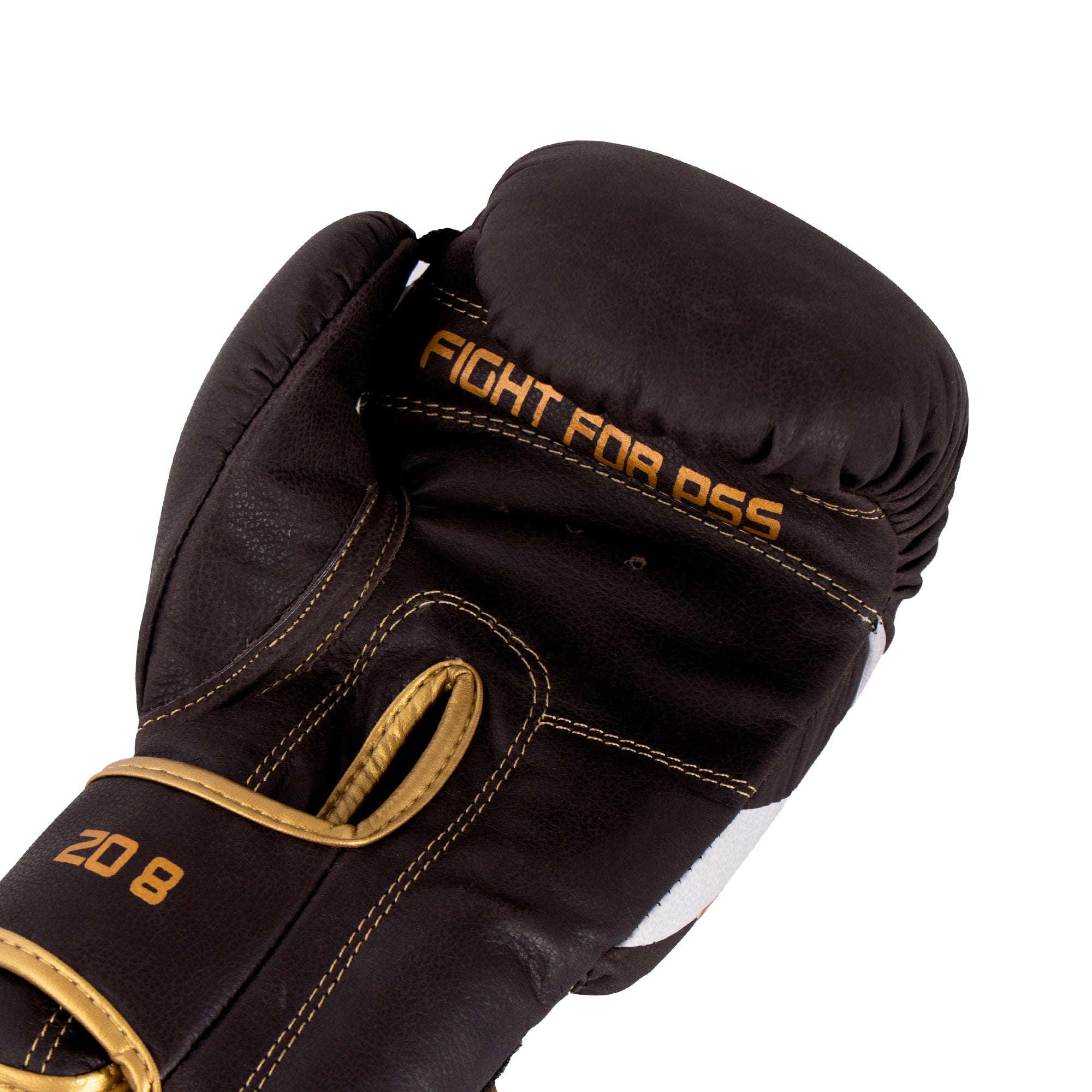 Leather Kids Boxing Gloves Brown