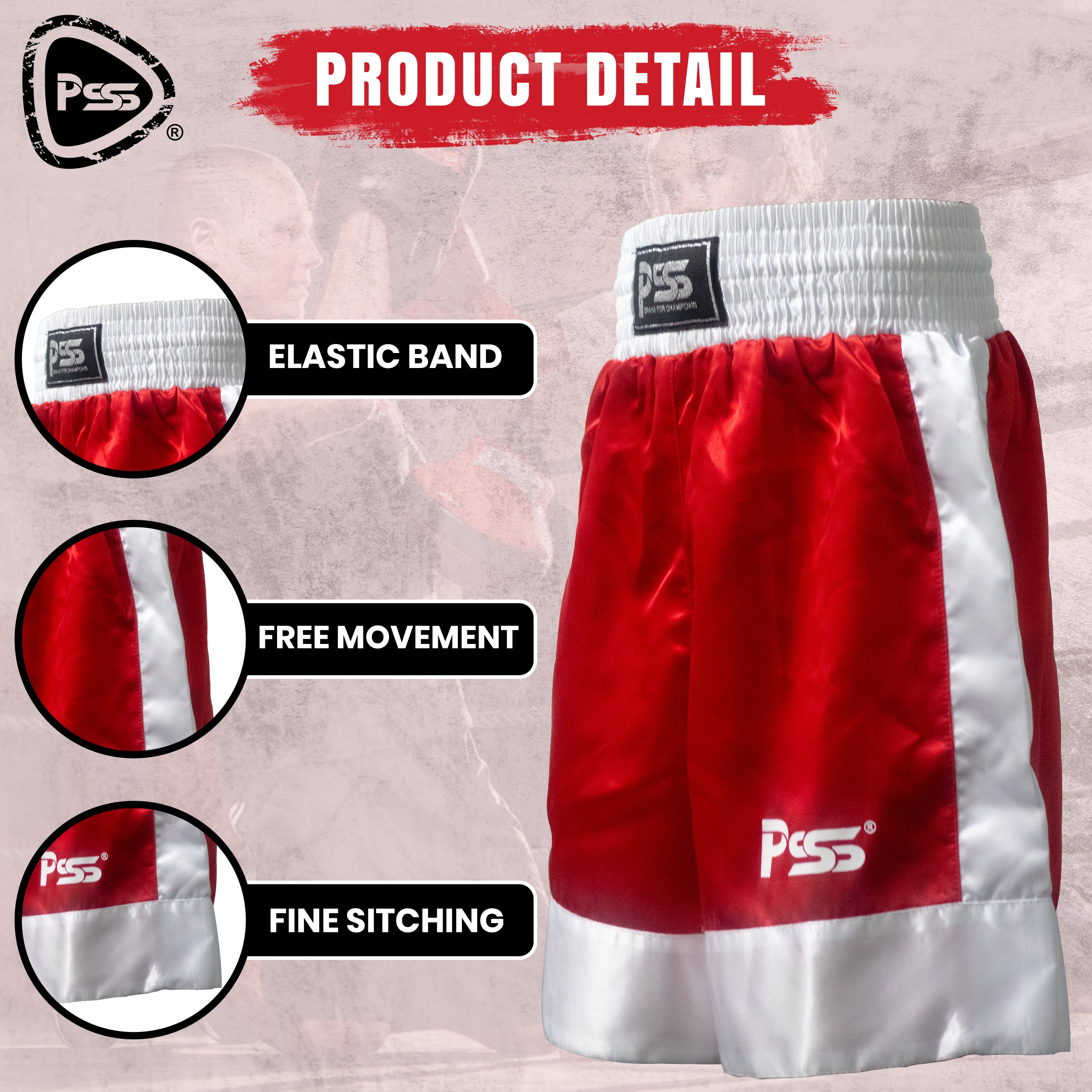 Kids Boxing Uniform Red