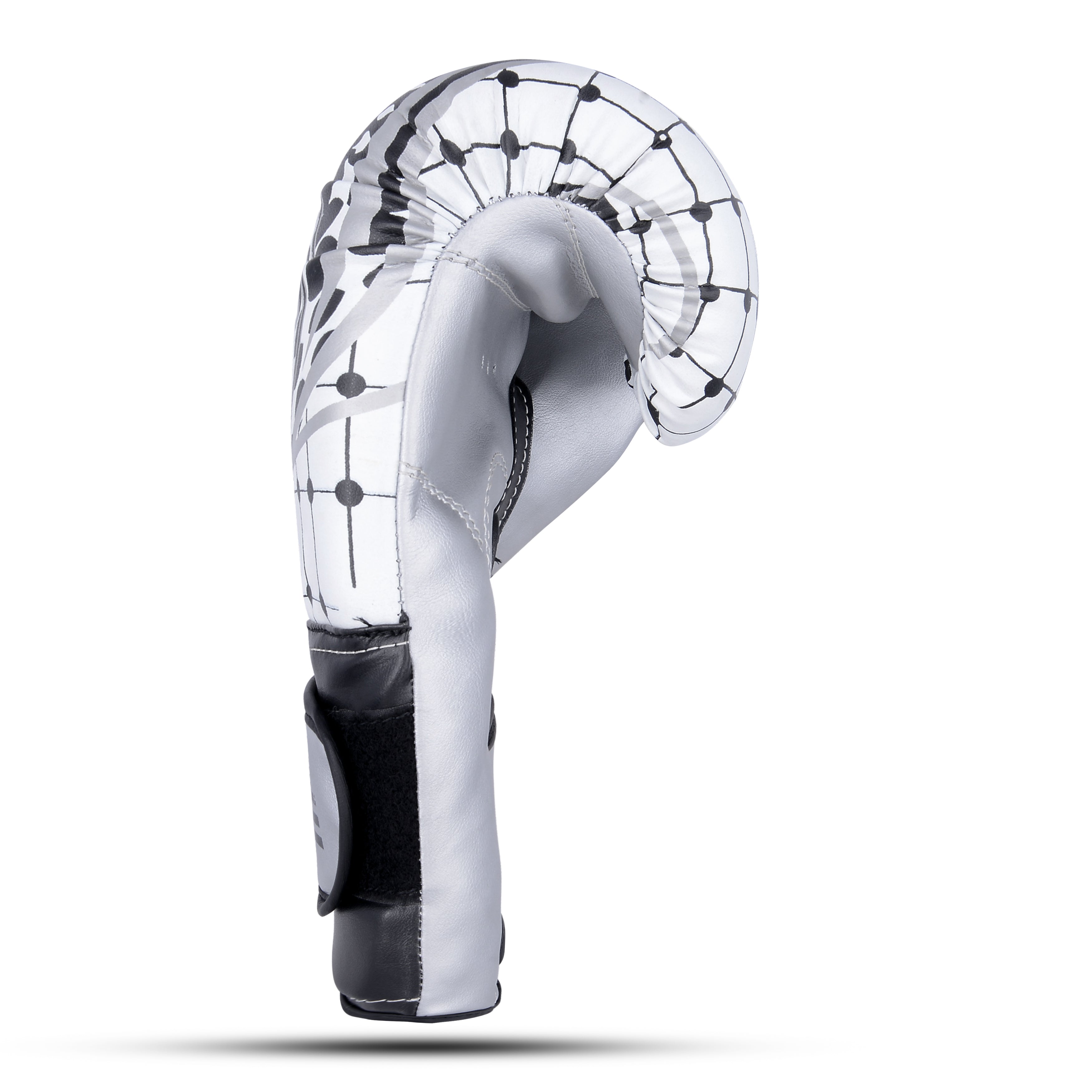 Kids Boxing Gloves Black On White