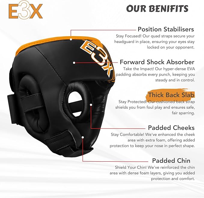 E3X Kids Head Gaurd Golden