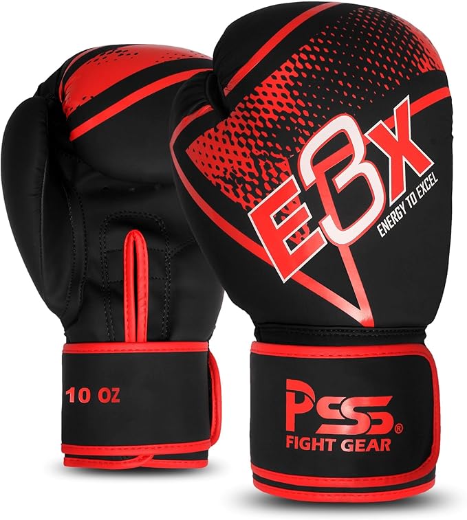 E3X Red Kids Boxing Set 7Pcs