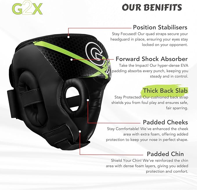 G2X Kids Head Gaurd BLACK