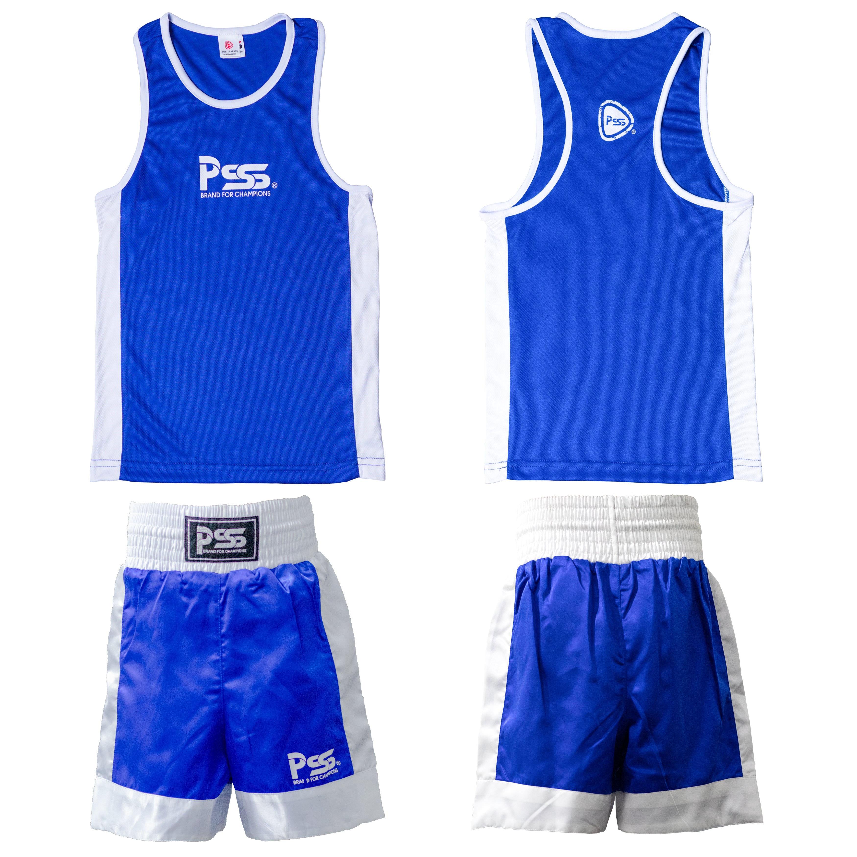 Kids Boxing Uniform Blue