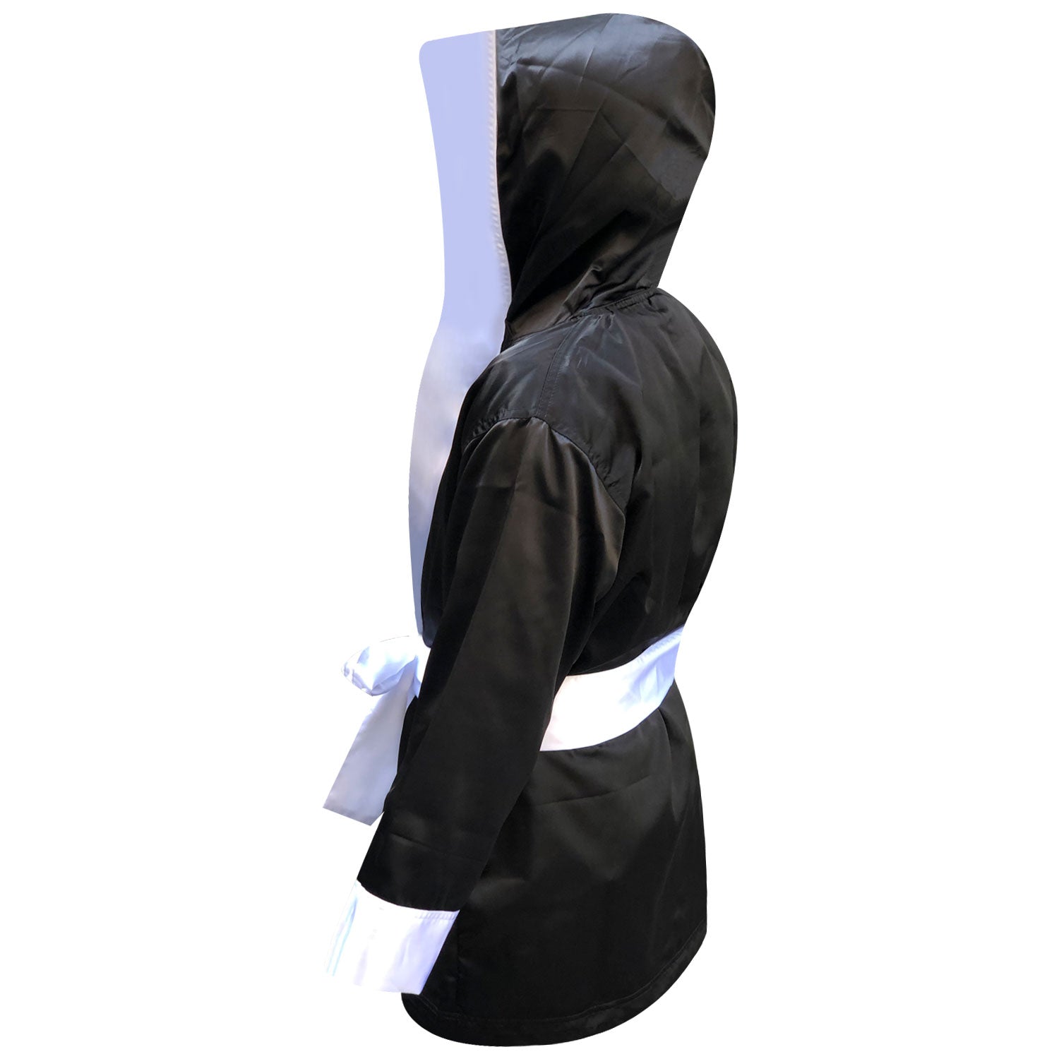 Long Sleeve Boxing Robe Uniform Black