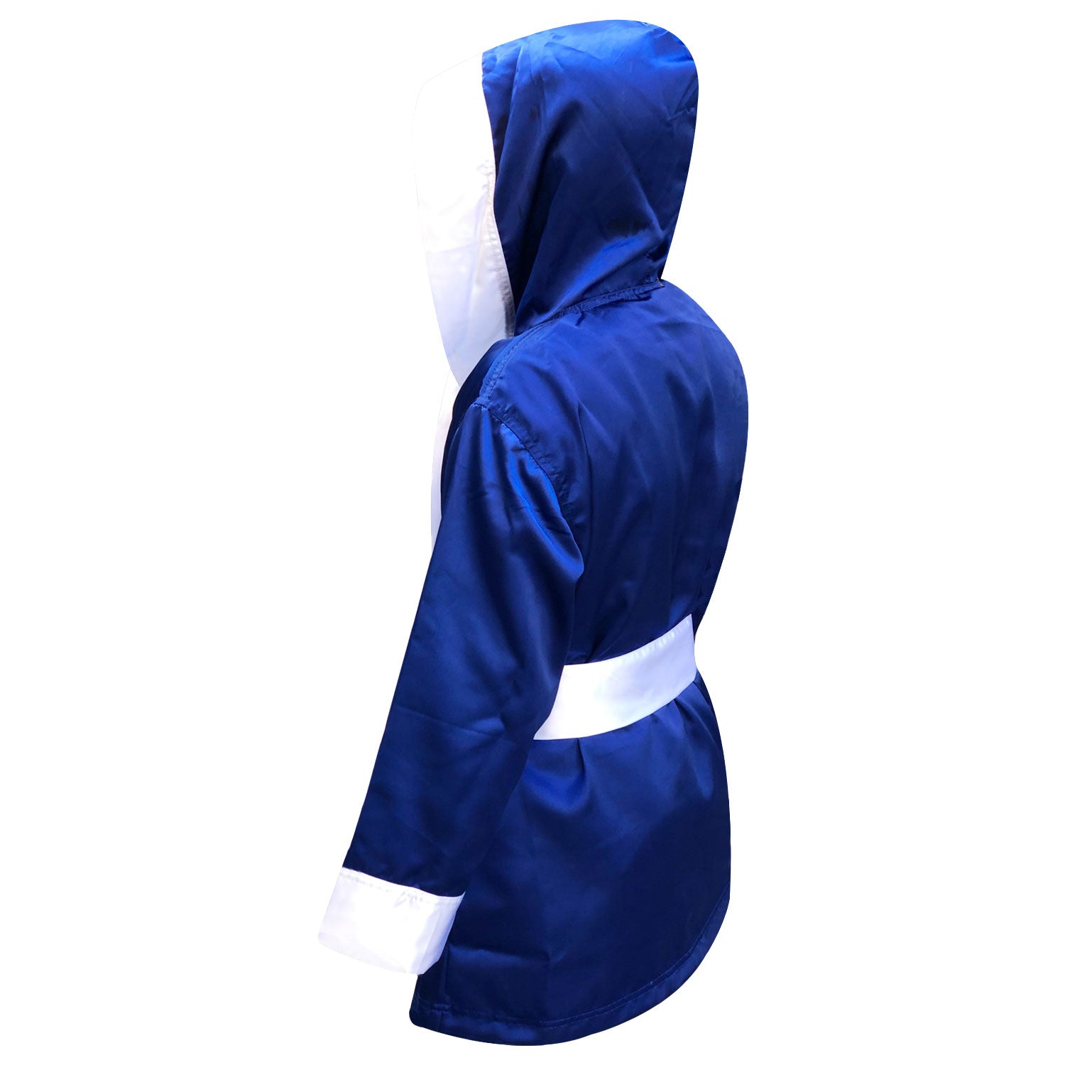 Long Sleeve Boxing Robe Uniform Blue