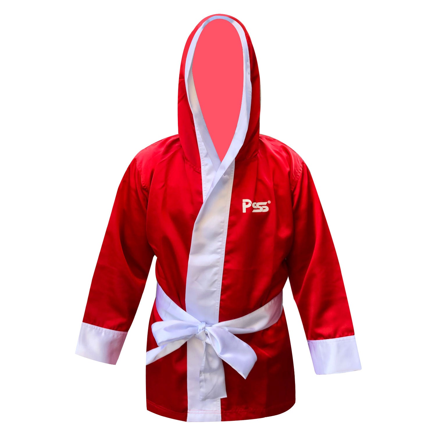 Long Sleeve Boxing Robe Uniform Red