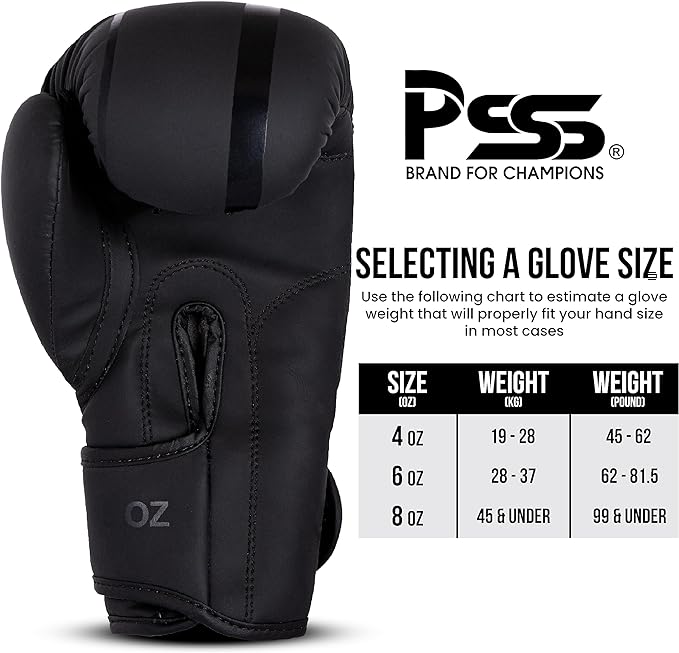 Noir Series Kids Boxing Set with Accessories