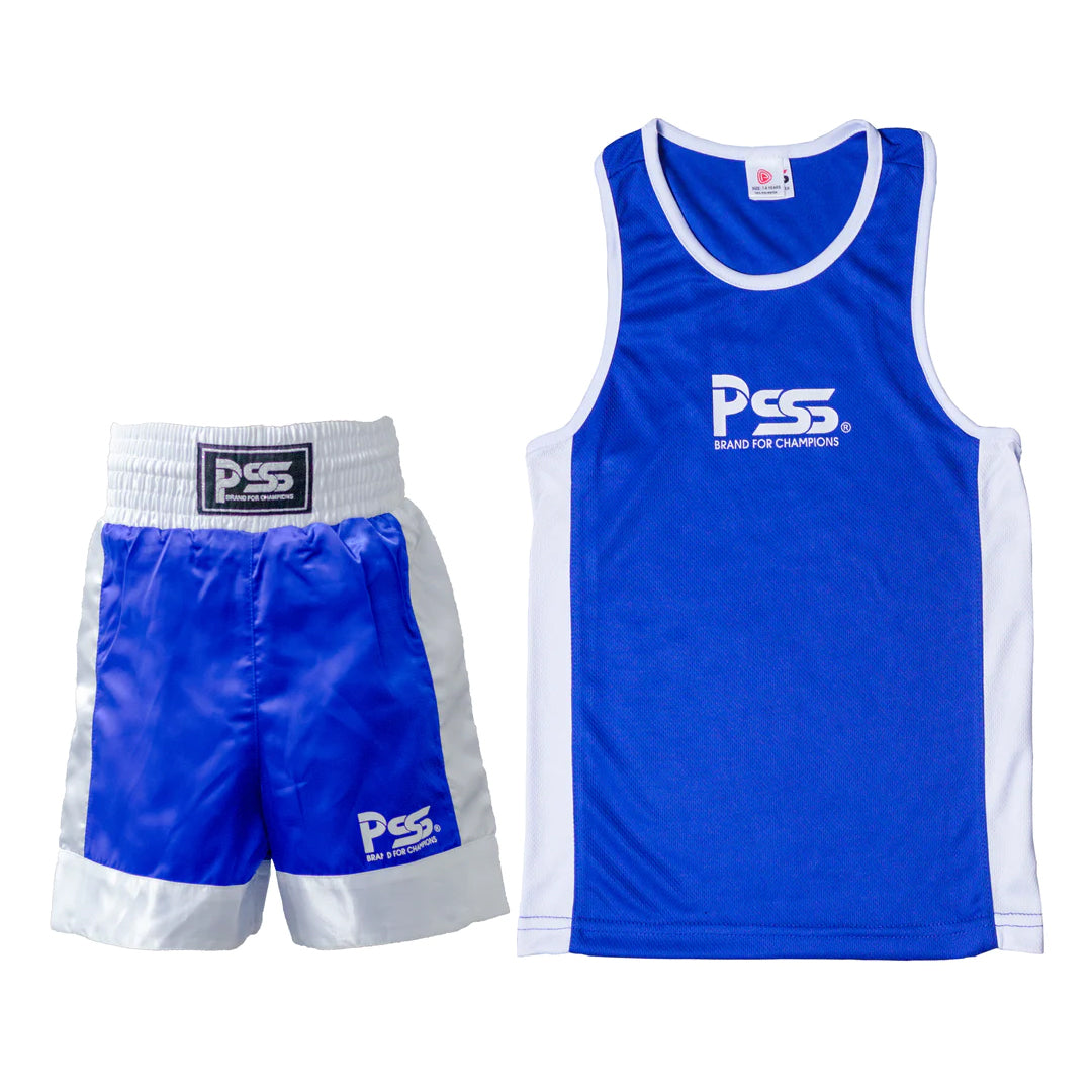 Kids Boxing Uniform Blue