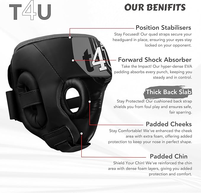 T4U Kids Head Gaurd GREY