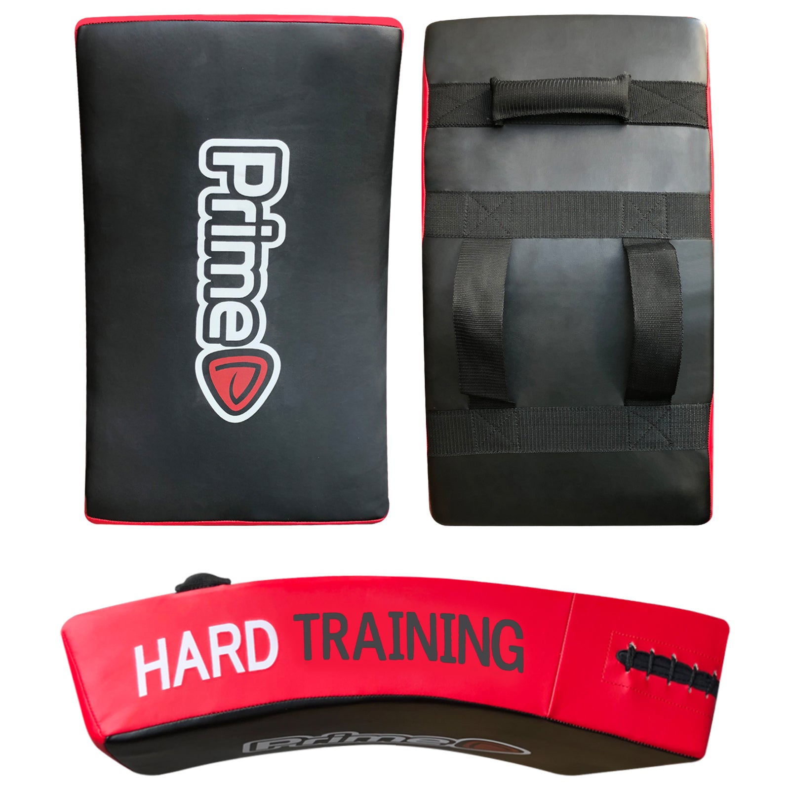 Curved Kick Boxing Strike Shield Red