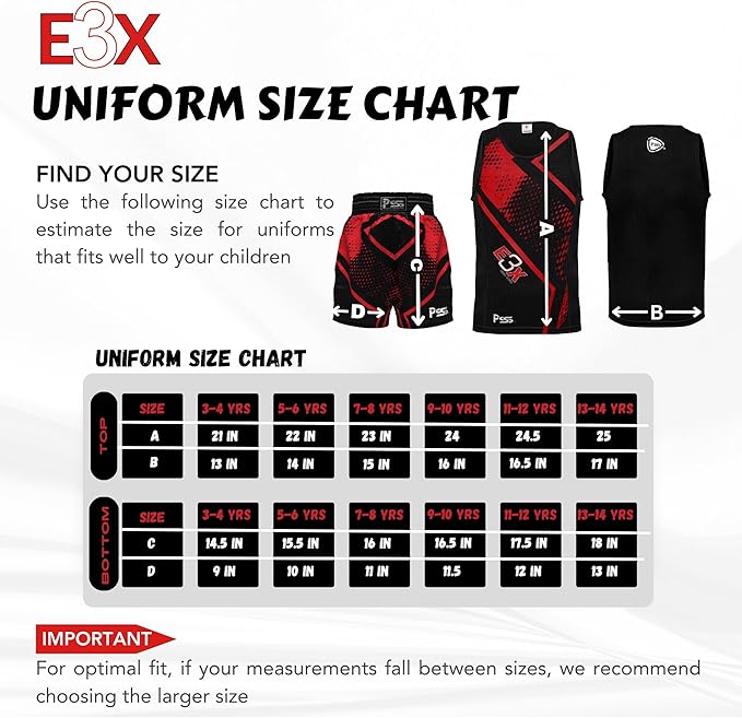 E3X Red Kids Boxing Set 7Pcs