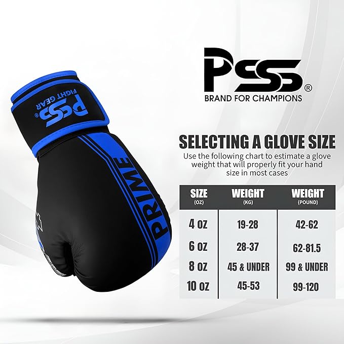 T4U Kids Boxing Gloves BLUE