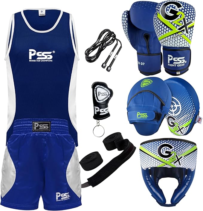 G2X BLUE Kids Boxing Set 7Pcs